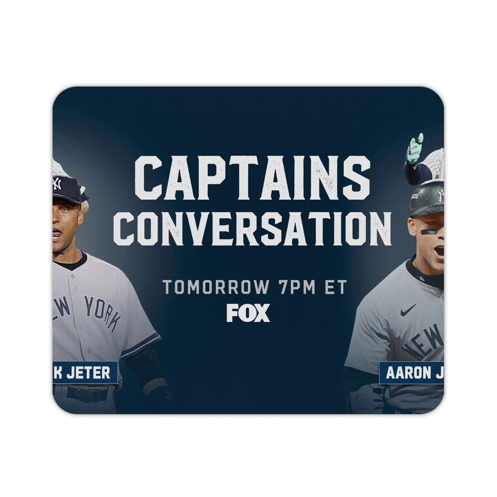 Aaron Judge Yankees Captain Durable Rubber Mouse Pad With Stitched Edges, Waterproof, Non-Slip Surface, Ultra-Thin Design For Gaming, Office