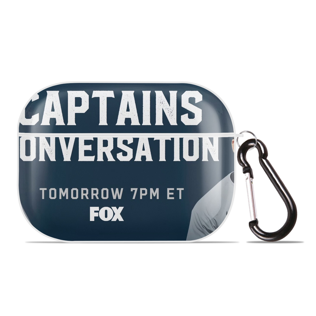 Aaron Judge Yankees Captain AirPods Pro Hard Case White With Keychain, Durable Flexible PC, Precise Cutouts, Anti-Fingerprint, Yellowing & Scratch Resistant, Full Protection, Washable