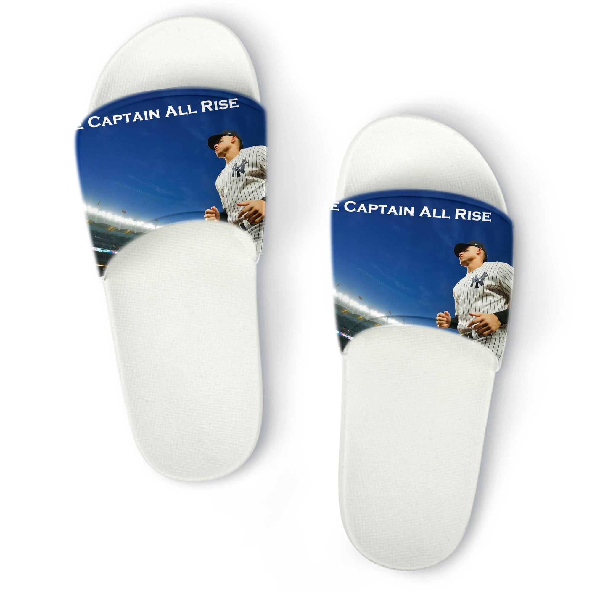 Aaron Judge Yankees Captain PVC Home Slippers For Men & Women – Durable, Comfortable, Waterproof, Non-Slip, Stylish Casual Indoor & Outdoor Sandals