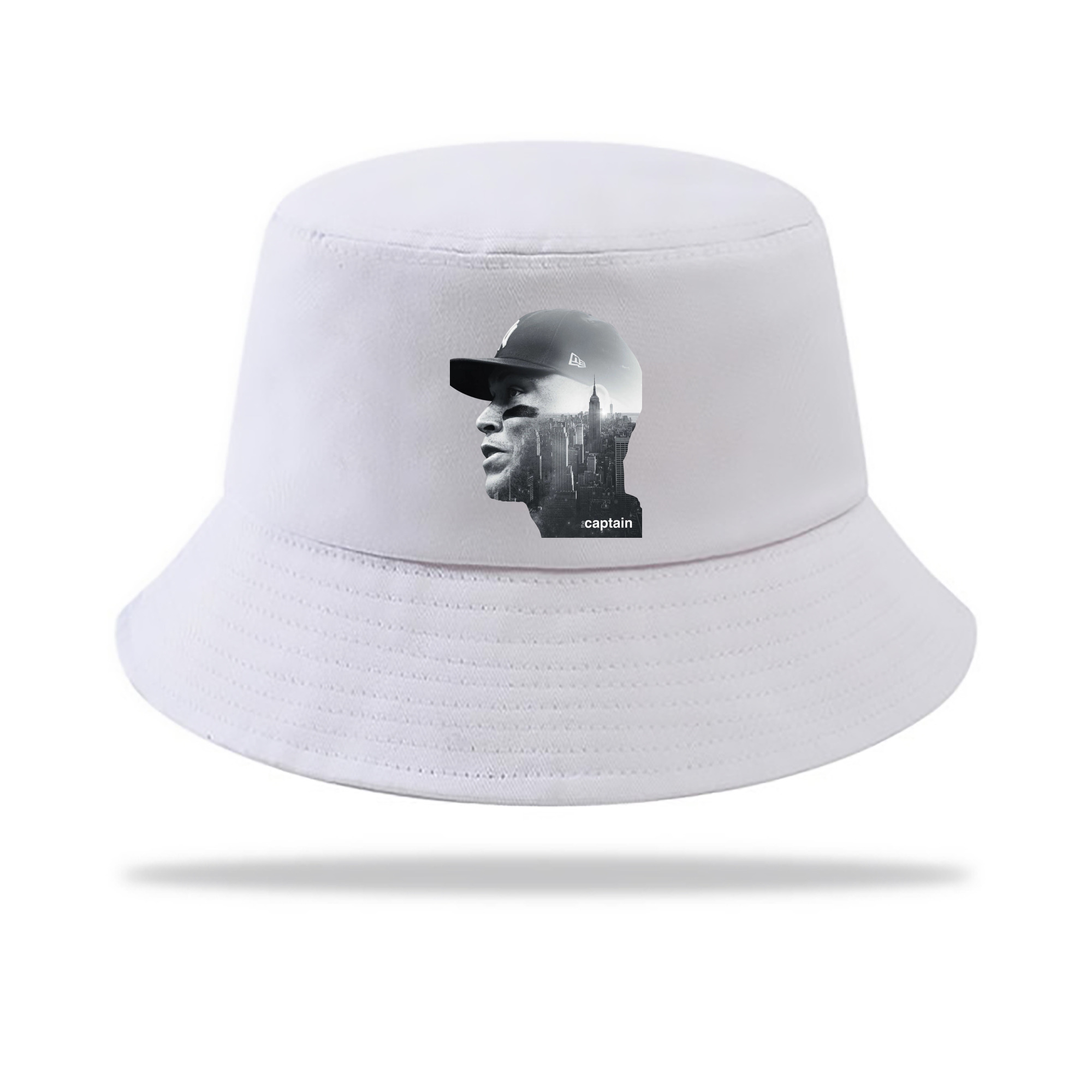 Aaron Judge Yankees Captain Outdoor Sun Protection Bucket Hat – Lightweight Breathable Knit & Woven Fabric – Ergonomic Wide Brim, Sweat-Absorbent, Stylish & Comfortable For Sports And Everyday Wear