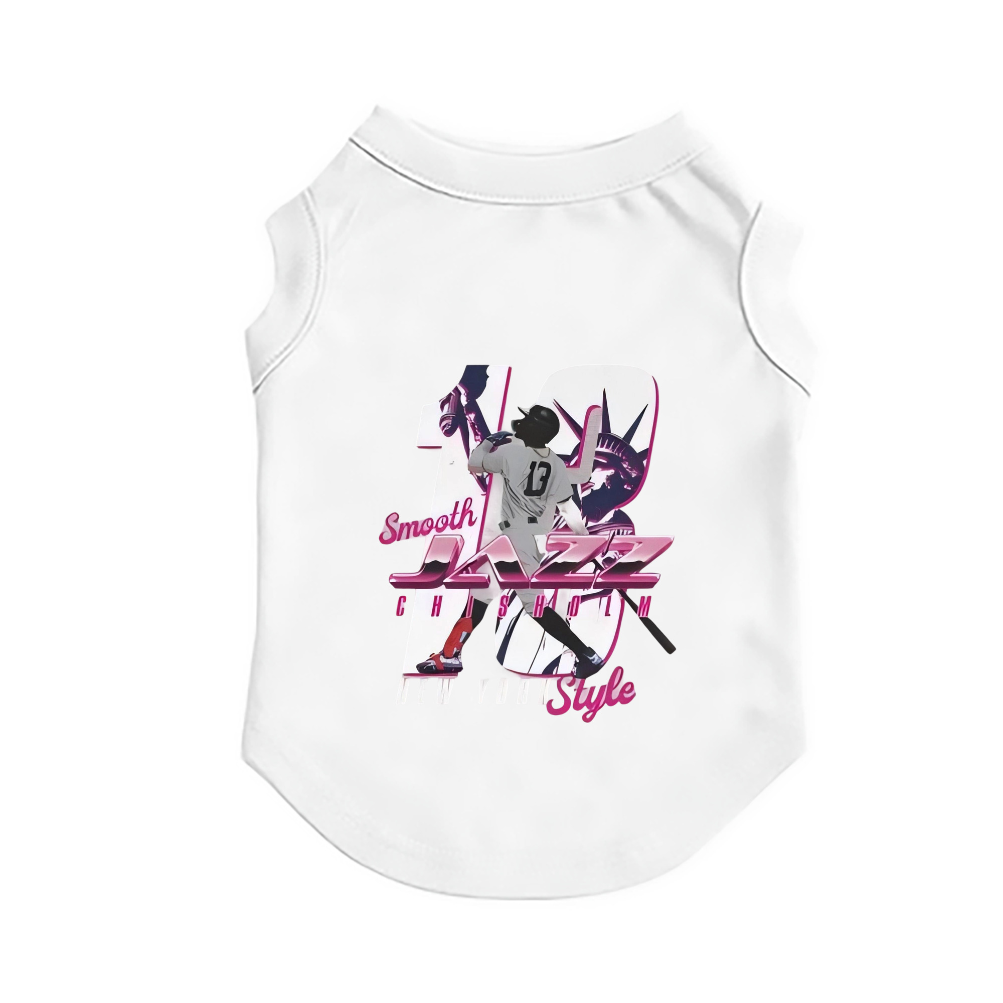 Jazz Chisholm Jr. 23 Pet Vest – Durable Polyester With Heat Transfer Print – Comfortable And Stylish