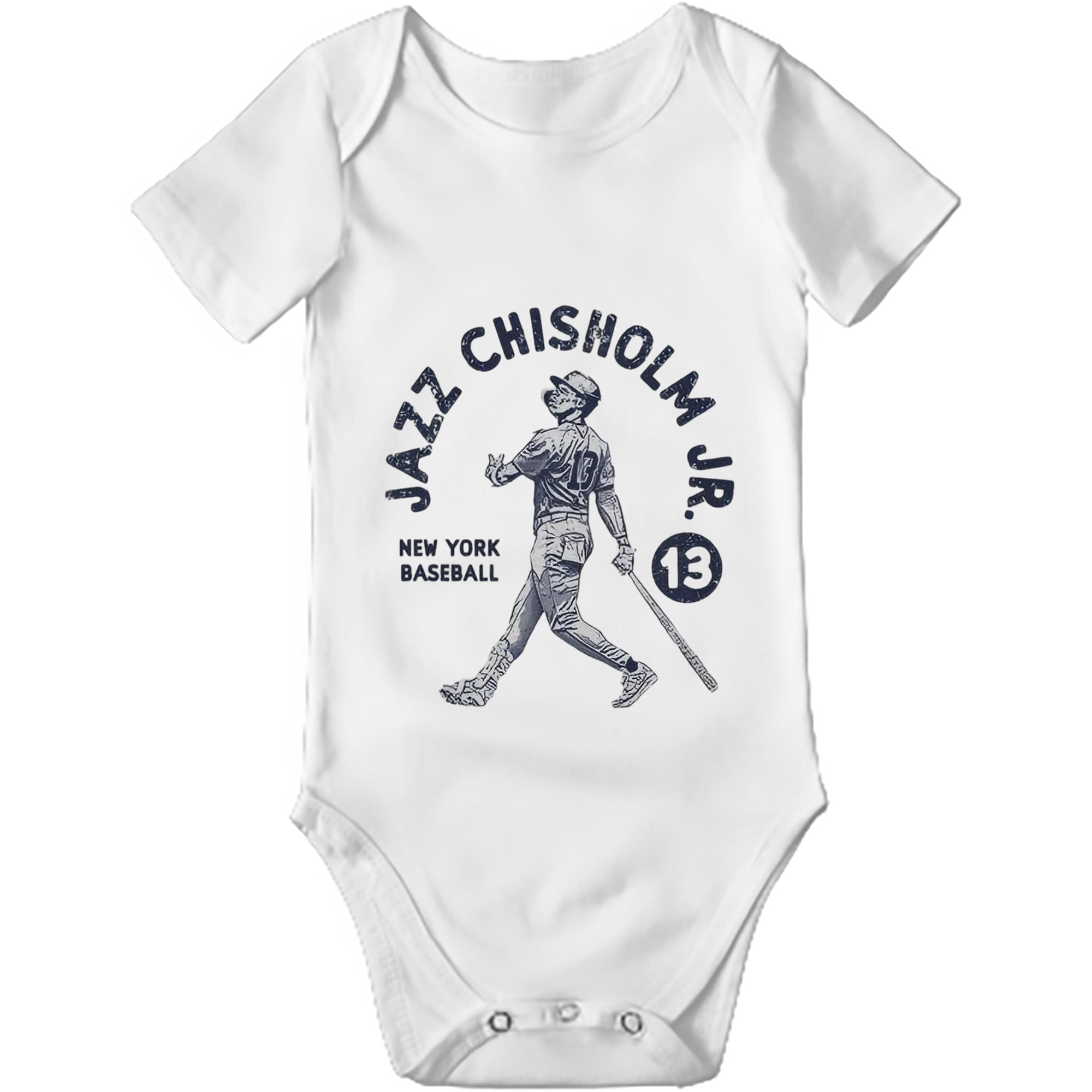 Jazz Chisholm Jr. 14 Baby Short Sleeve Romper – 100% Cotton Soft & Breathable Digital Print Onesie With Easy Snap Closure And Envelope Shoulder – Comfortable For Daily Wear & Travel