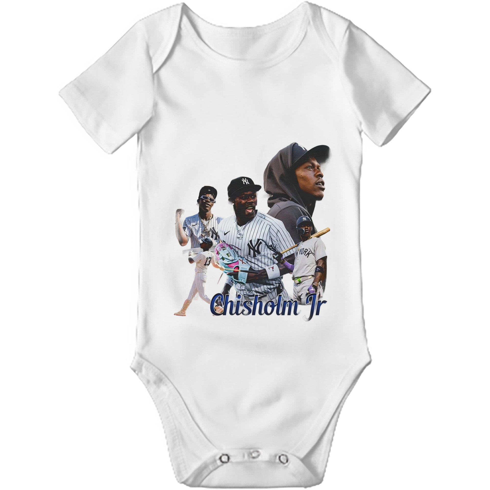 Jazz Chisholm Jr. 25 Baby Short Sleeve Romper – 100% Cotton Soft & Breathable Digital Print Onesie With Easy Snap Closure And Envelope Shoulder – Comfortable For Daily Wear & Travel