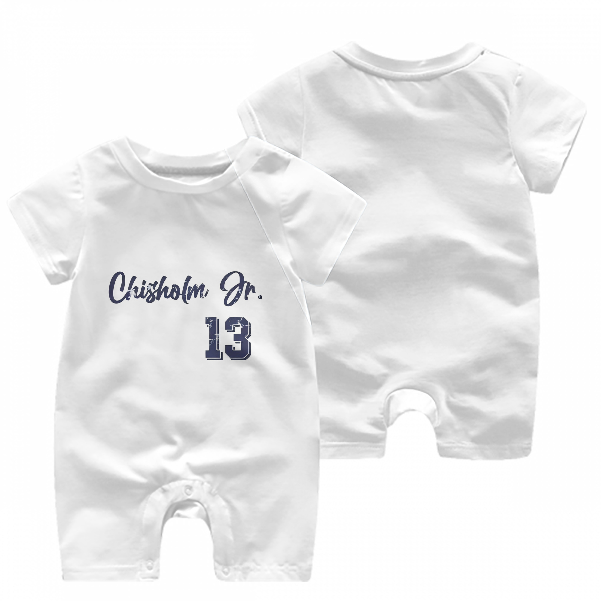 Jazz Chisholm Jr. 29 Baby Short Sleeve Onesie – 100% Cotton Soft & Breathable Digital Print Romper – Double-Sided Print, Snap Closure For Easy Diaper Changes – Comfortable For Boys & Girls