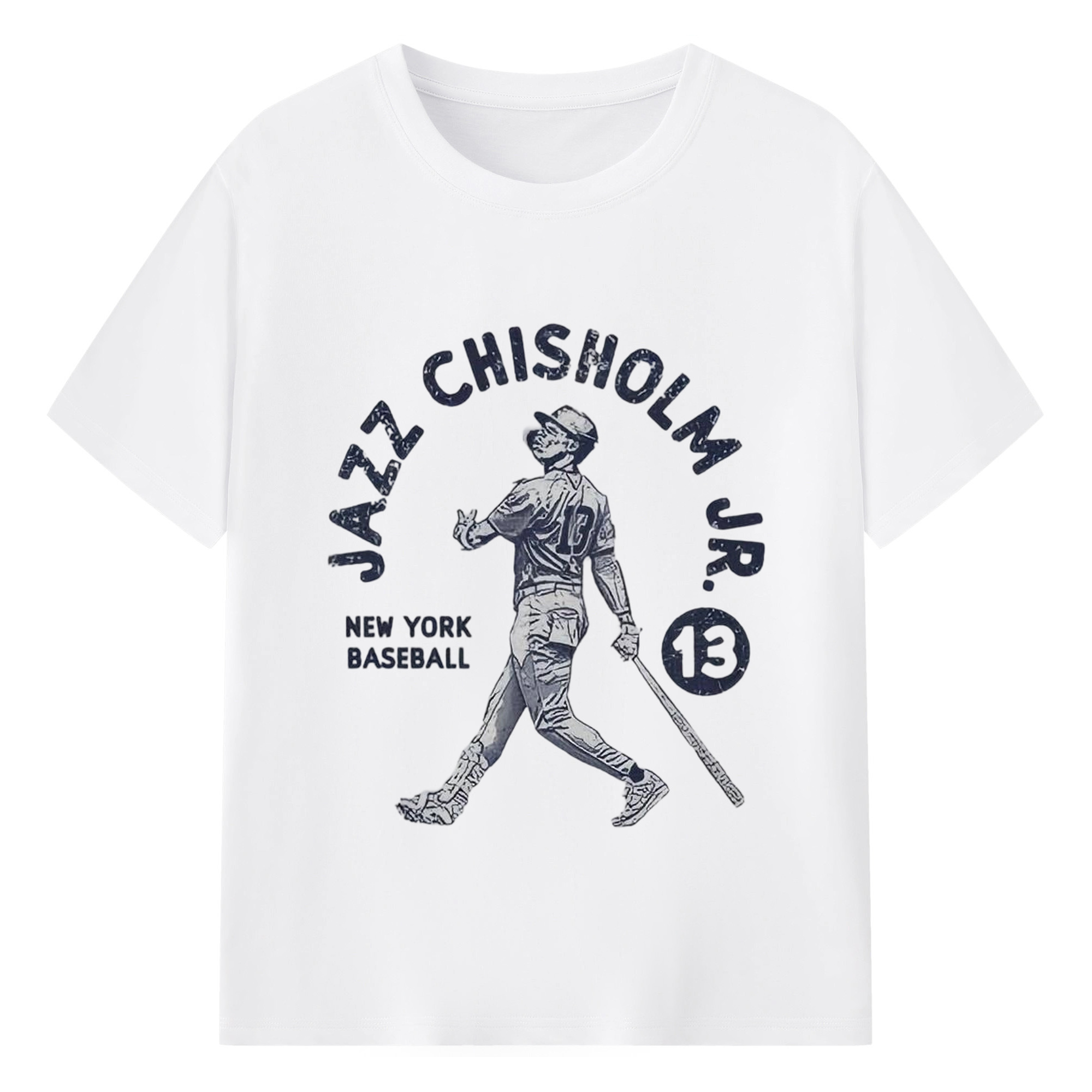 Jazz Chisholm Jr. 14 Combed Cotton T-Shirt 180g With Front Heat Transfer Print – Soft, Lightweight, Fitted Design – Stylish Casual Wear For Sports & Everyday Use