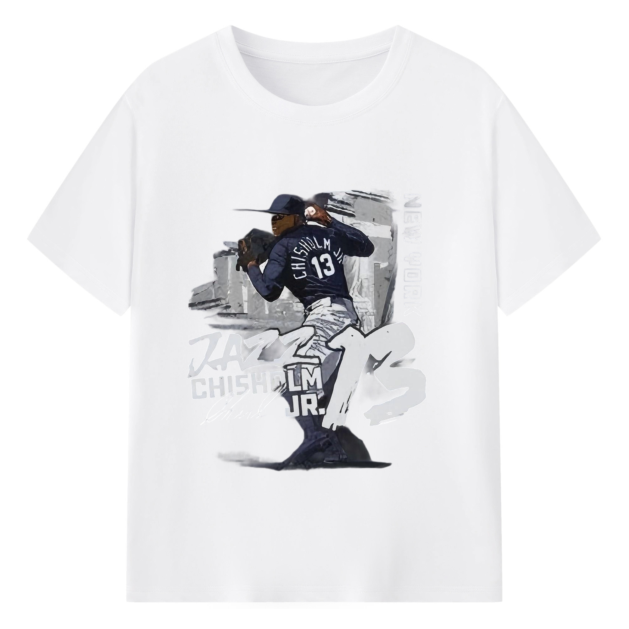 Jazz Chisholm Jr. 20 Combed Cotton T-Shirt 180g With Front Heat Transfer Print – Soft, Lightweight, Fitted Design – Stylish Casual Wear For Sports & Everyday Use