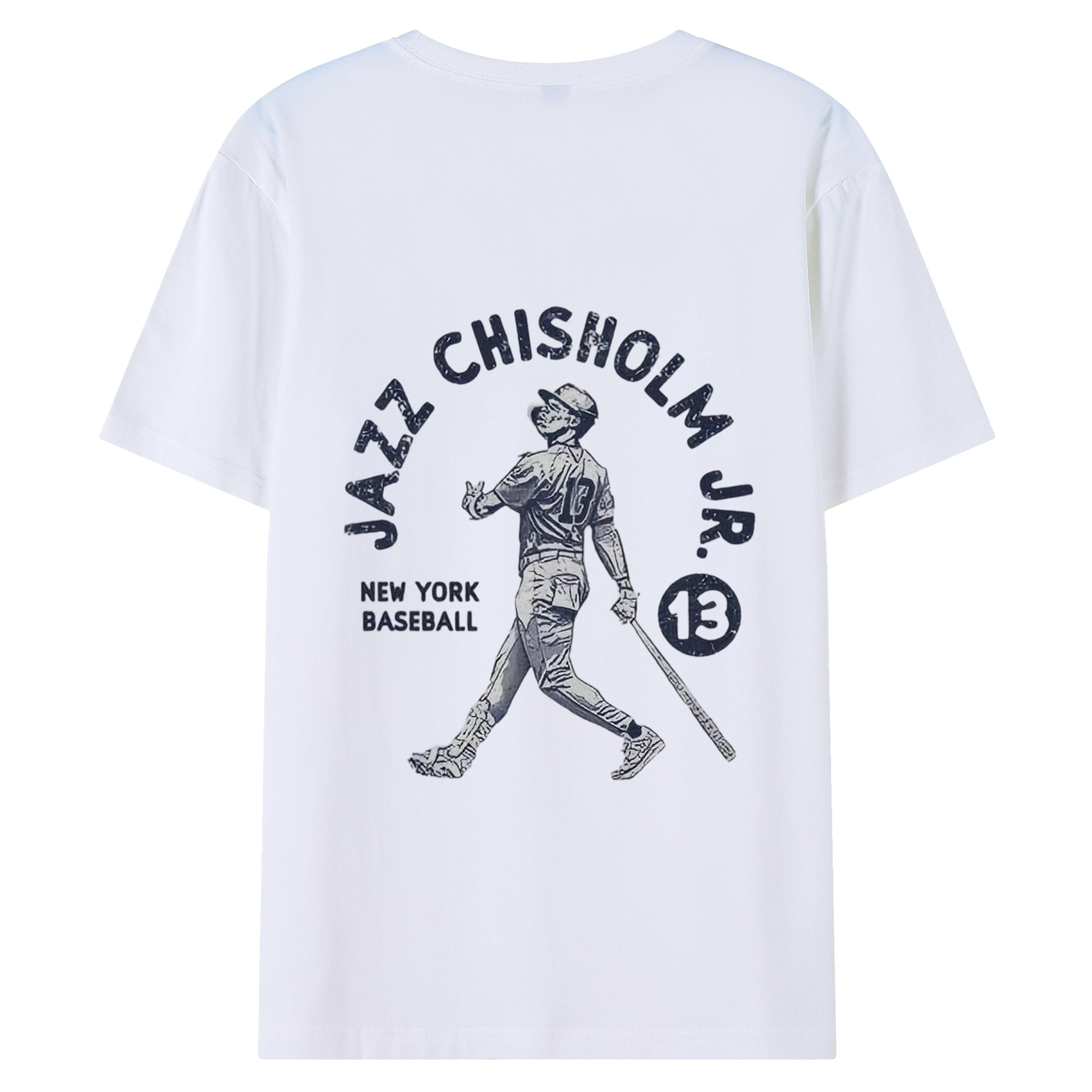 Jazz Chisholm Jr. 14 180g Combed Cotton T-Shirt With Back Heat Transfer Print – Soft, Lightweight, Fitted Design – Stylish Casual Wear For Sports & Everyday Use