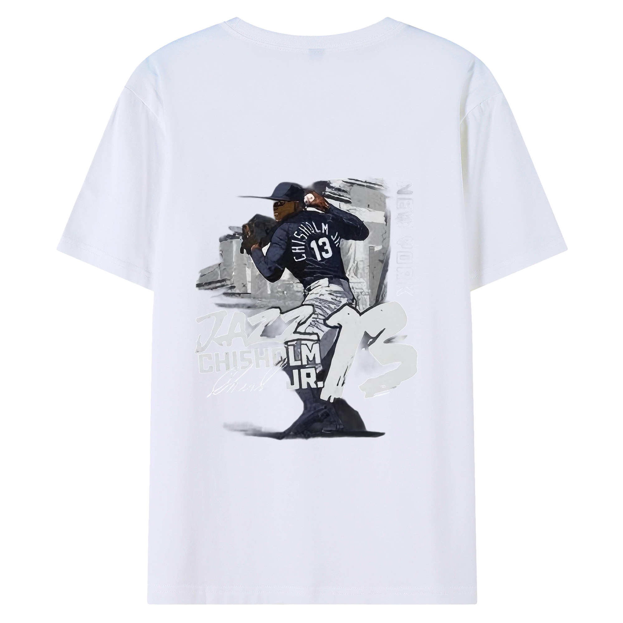 Jazz Chisholm Jr. 20 180g Combed Cotton T-Shirt With Back Heat Transfer Print – Soft, Lightweight, Fitted Design – Stylish Casual Wear For Sports & Everyday Use