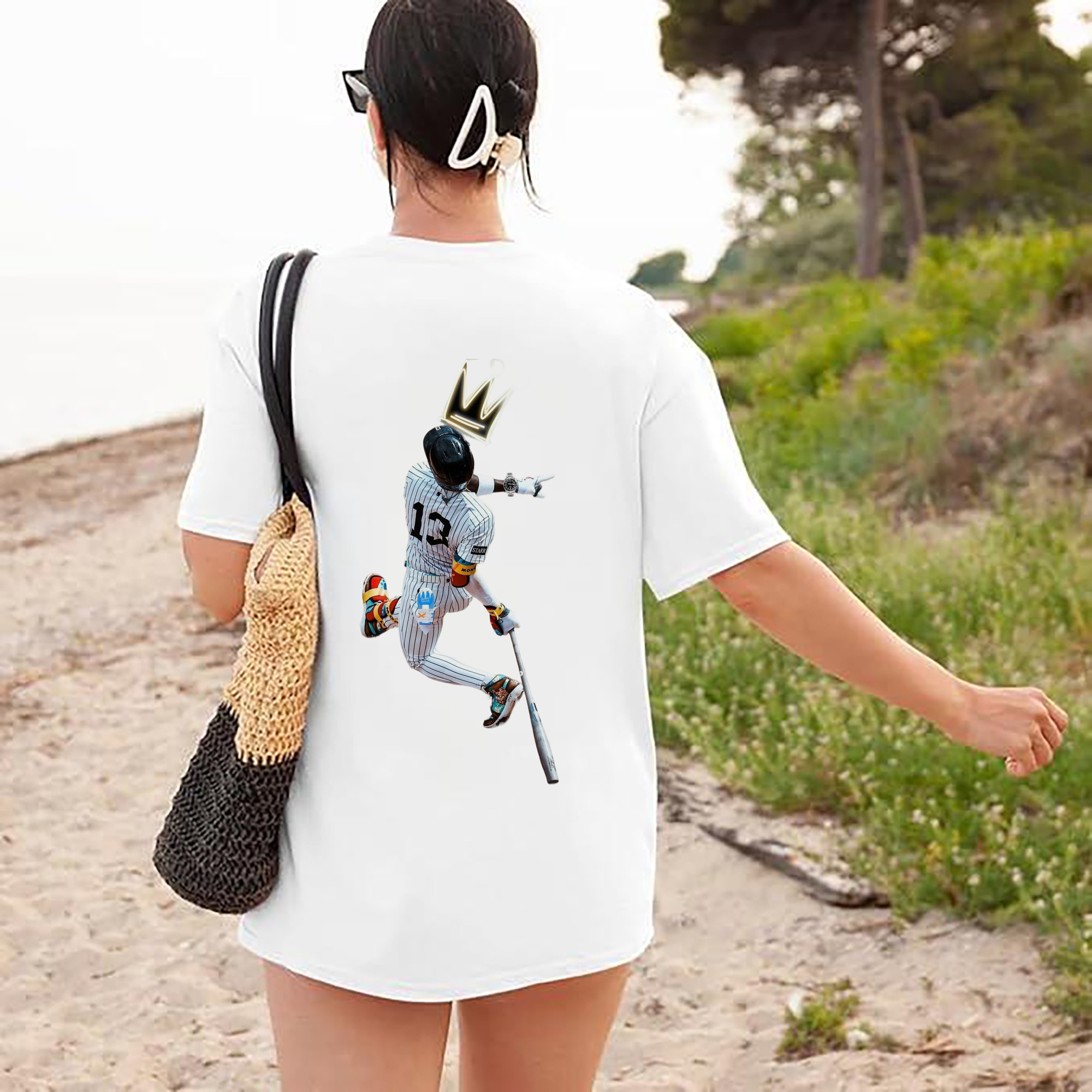 Jazz Chisholm Jr. 4 180g Combed Cotton T-Shirt With Back Heat Transfer Print – Soft, Lightweight, Fitted Design – Stylish Casual Wear For Sports & Everyday Use