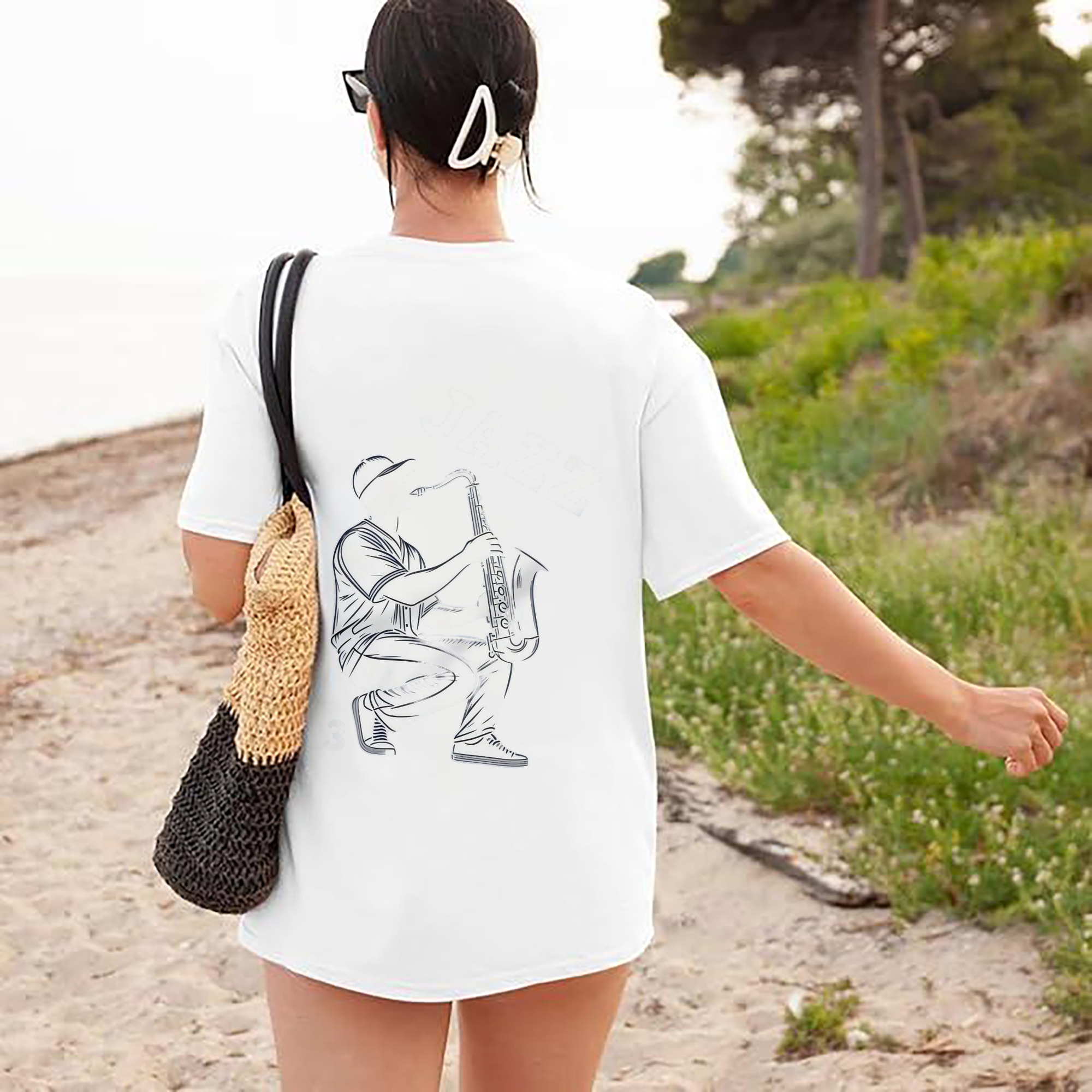 Jazz Chisholm Jr. 21 180g Combed Cotton T-Shirt With Back Heat Transfer Print – Soft, Lightweight, Fitted Design – Stylish Casual Wear For Sports & Everyday Use