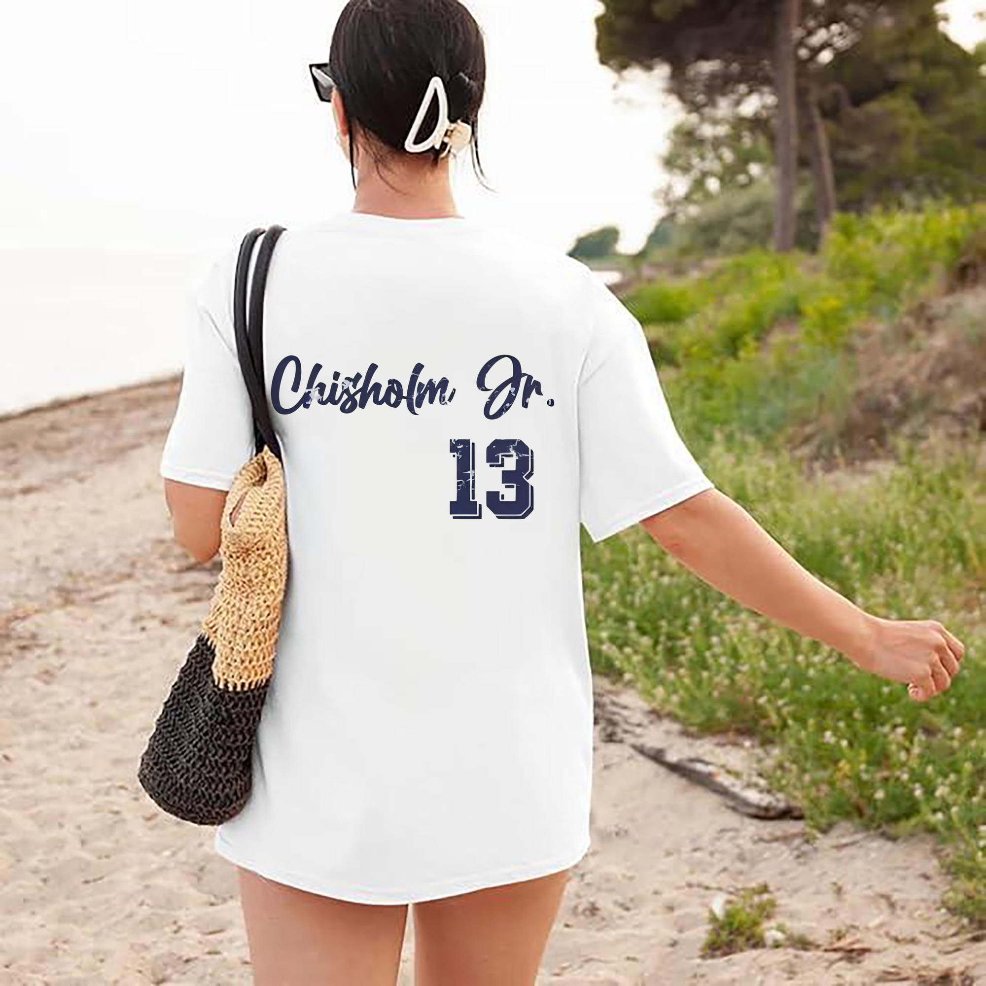 Jazz Chisholm Jr. 29 180g Combed Cotton T-Shirt With Back Heat Transfer Print – Soft, Lightweight, Fitted Design – Stylish Casual Wear For Sports & Everyday Use