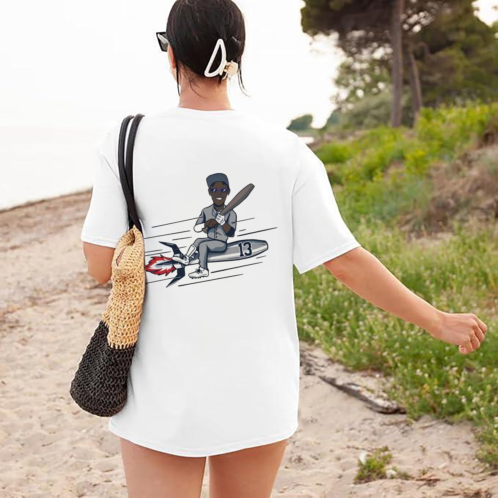 Jazz Chisholm Jr. 30 180g Combed Cotton T-Shirt With Back Heat Transfer Print – Soft, Lightweight, Fitted Design – Stylish Casual Wear For Sports & Everyday Use