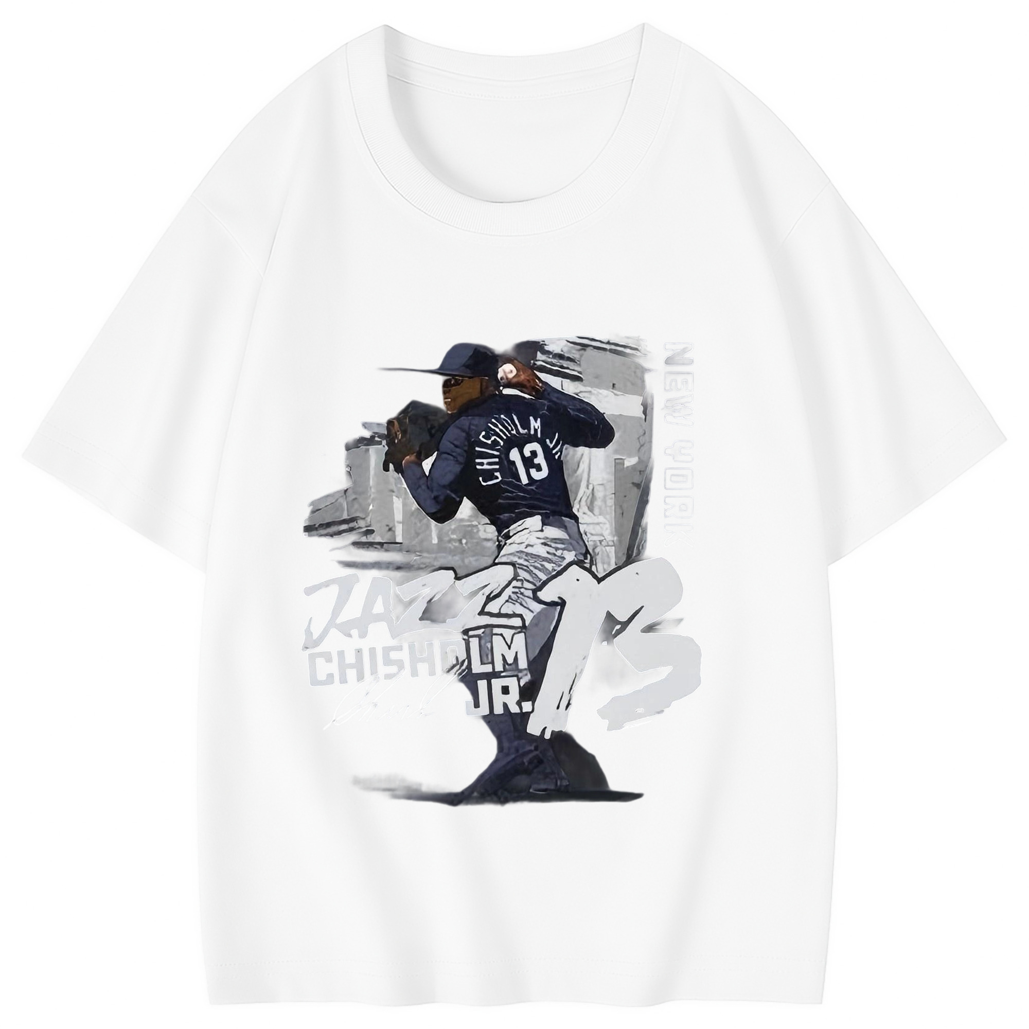 Jazz Chisholm Jr. 20 Combed Cotton Kids T-Shirt 180g With Front Heat Transfer Print – Soft, Lightweight, Side-Seamed Design – Stylish And Comfortable Casual Wear For Everyday Activities