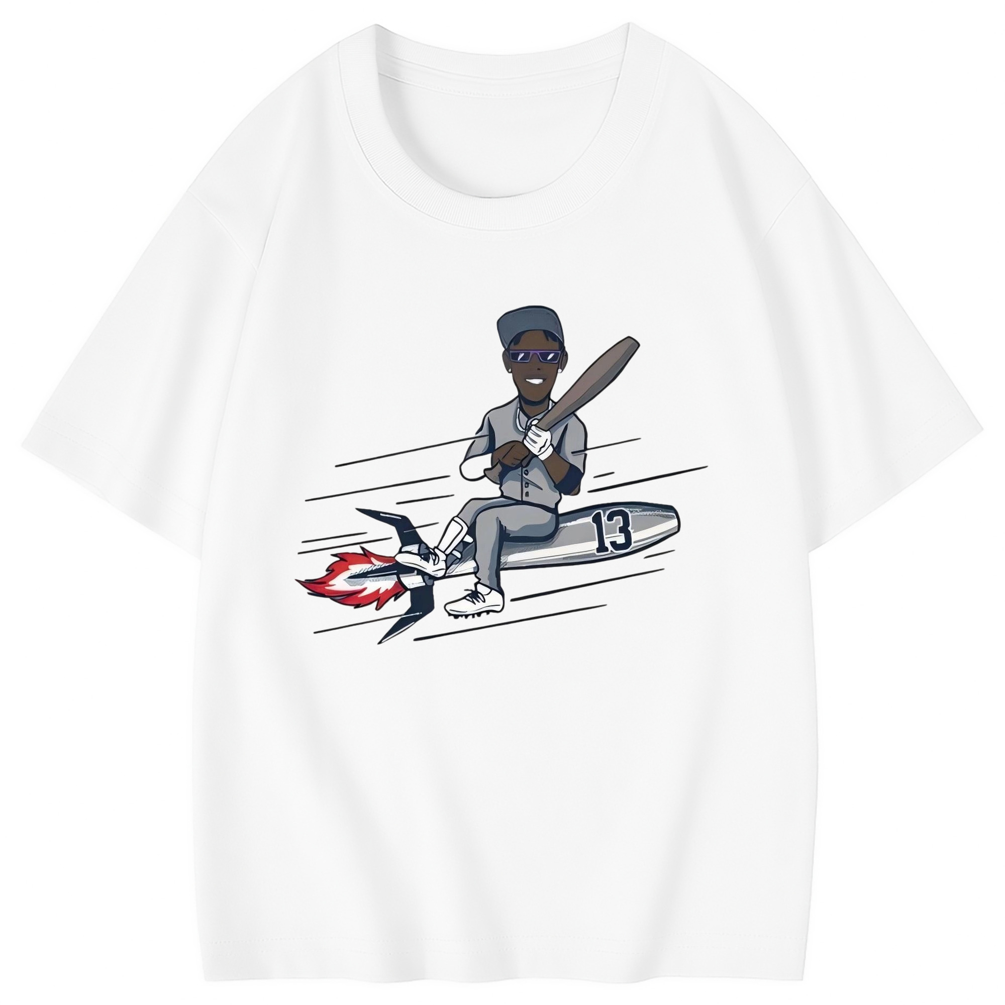 Jazz Chisholm Jr. 30 Combed Cotton Kids T-Shirt 180g With Front Heat Transfer Print – Soft, Lightweight, Side-Seamed Design – Stylish And Comfortable Casual Wear For Everyday Activities