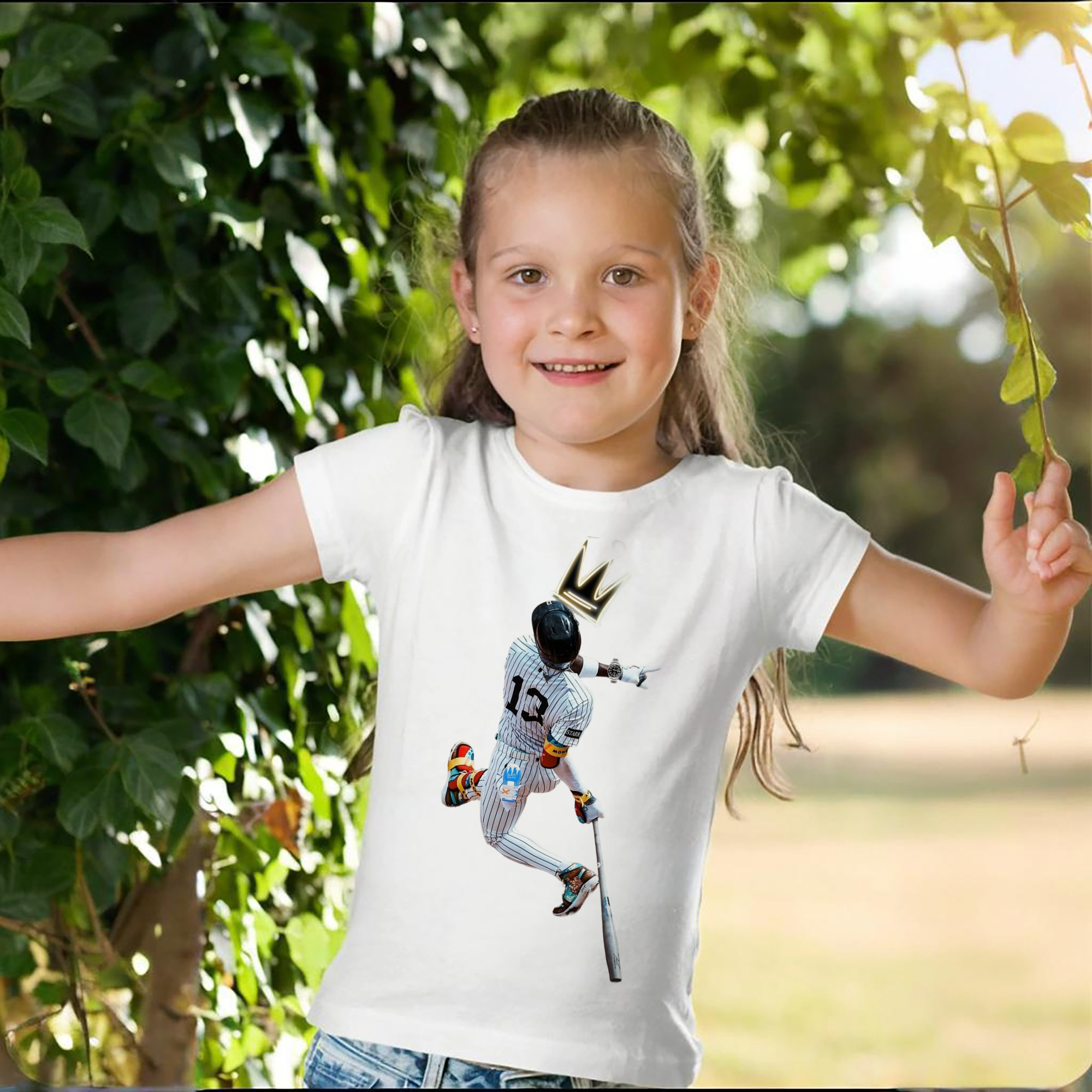 Jazz Chisholm Jr. 4 Combed Cotton Kids T-Shirt 180g With Front Heat Transfer Print – Soft, Lightweight, Side-Seamed Design – Stylish And Comfortable Casual Wear For Everyday Activities