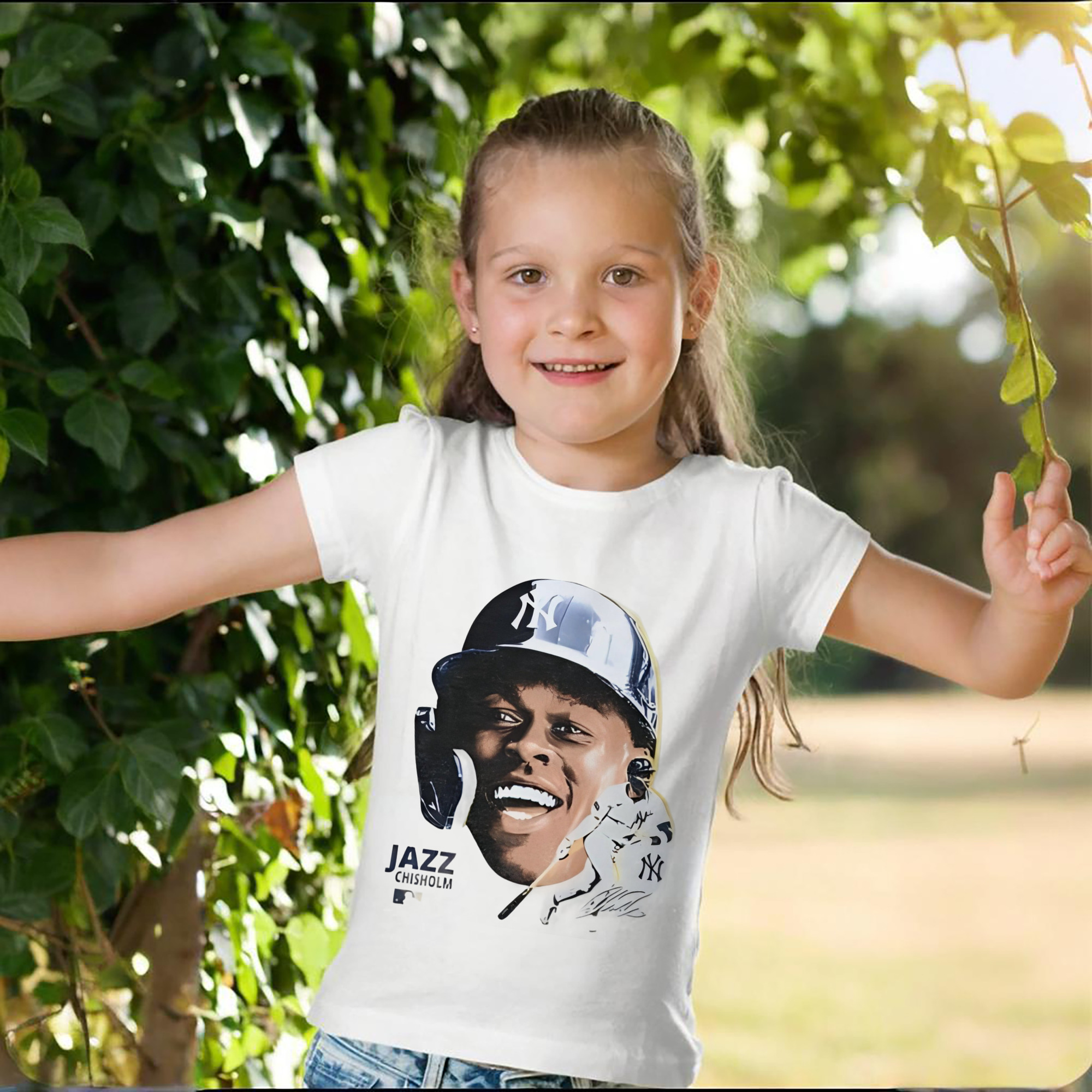 Jazz Chisholm Jr. 16 Combed Cotton Kids T-Shirt 180g With Front Heat Transfer Print – Soft, Lightweight, Side-Seamed Design – Stylish And Comfortable Casual Wear For Everyday Activities