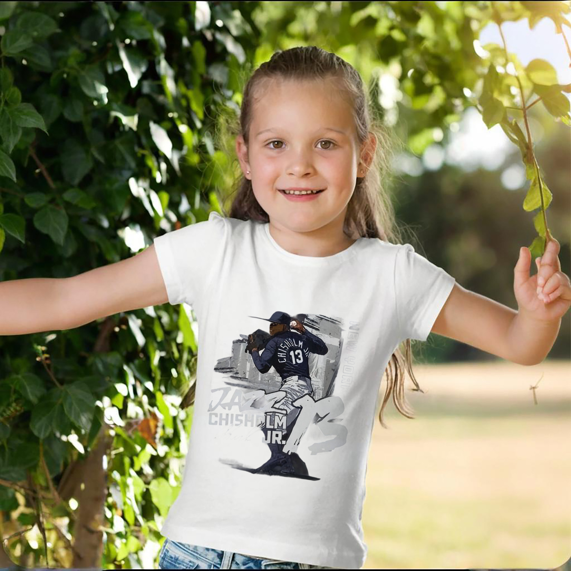 Jazz Chisholm Jr. 20 Combed Cotton Kids T-Shirt 180g With Front Heat Transfer Print – Soft, Lightweight, Side-Seamed Design – Stylish And Comfortable Casual Wear For Everyday Activities