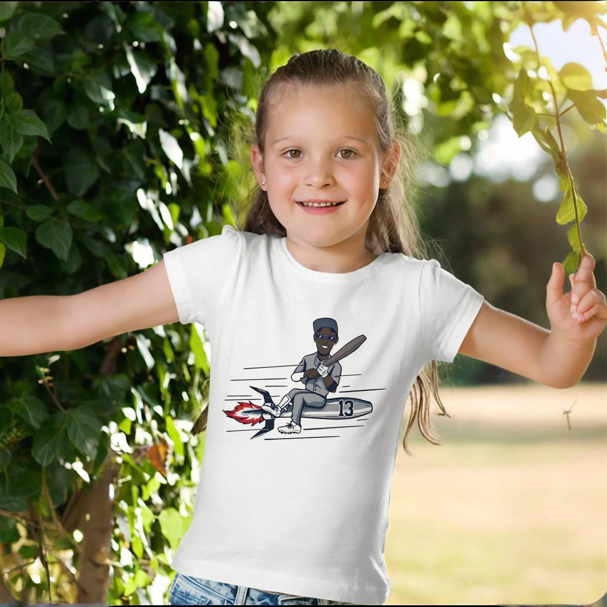 Jazz Chisholm Jr. 30 Combed Cotton Kids T-Shirt 180g With Front Heat Transfer Print – Soft, Lightweight, Side-Seamed Design – Stylish And Comfortable Casual Wear For Everyday Activities