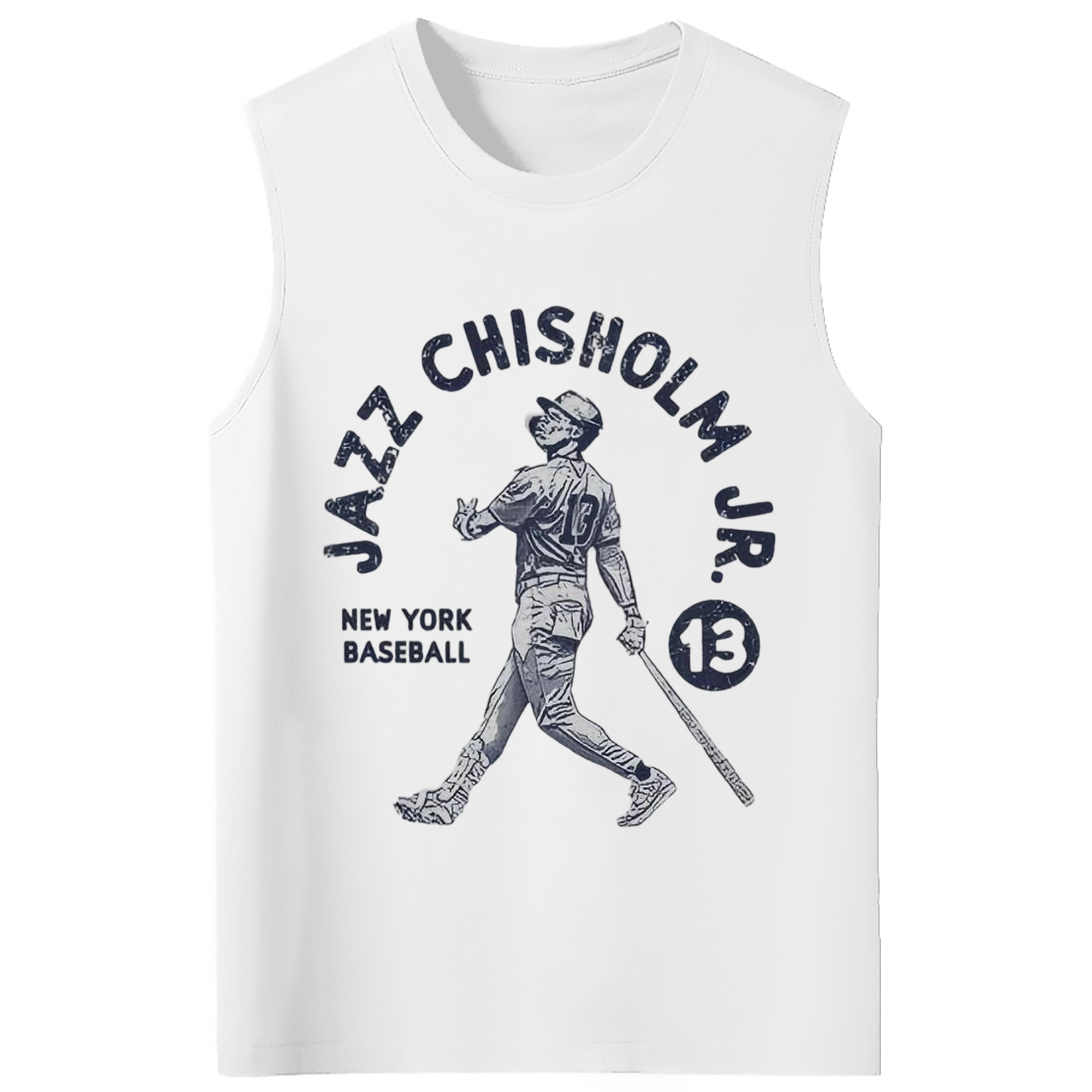 Jazz Chisholm Jr. 14 210g Combed Cotton Tank Top With Front Heat Transfer Print – Soft, Lightweight, Fitted Design – Stylish & Comfortable Casual Wear For Sports & Everyday Use