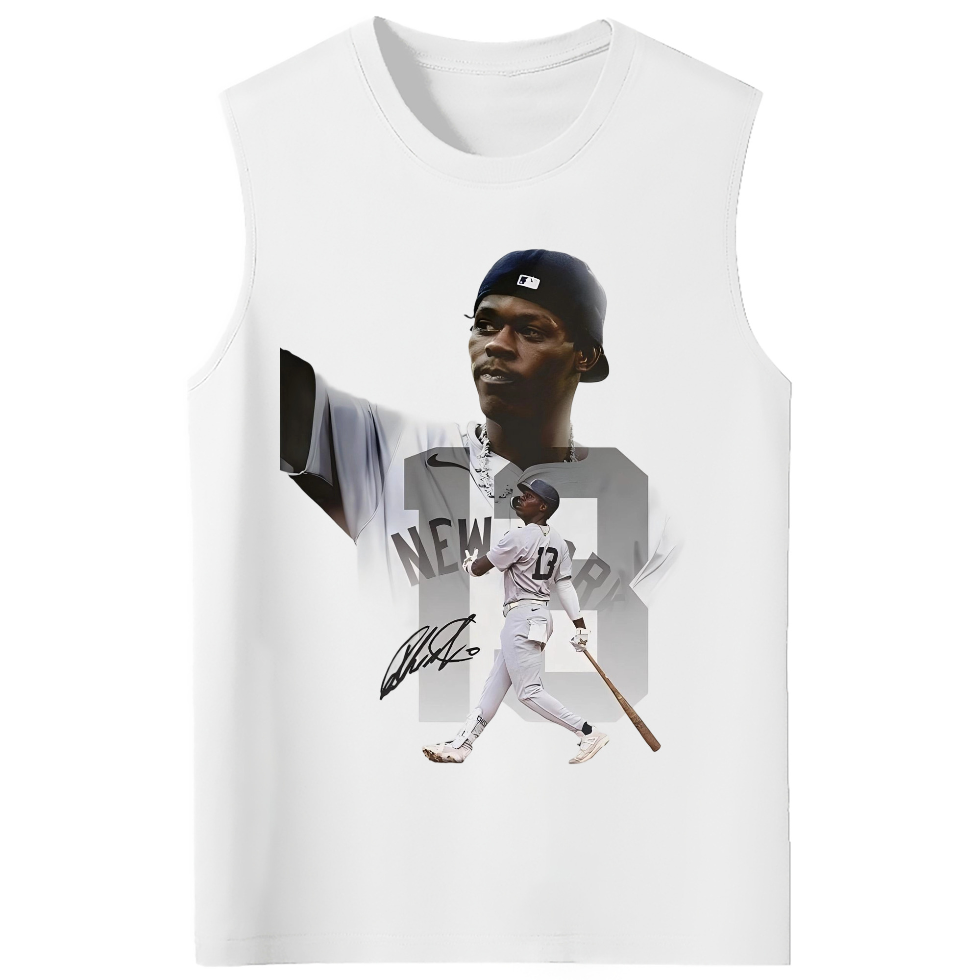 Jazz Chisholm Jr. 15 210g Combed Cotton Tank Top With Front Heat Transfer Print – Soft, Lightweight, Fitted Design – Stylish & Comfortable Casual Wear For Sports & Everyday Use