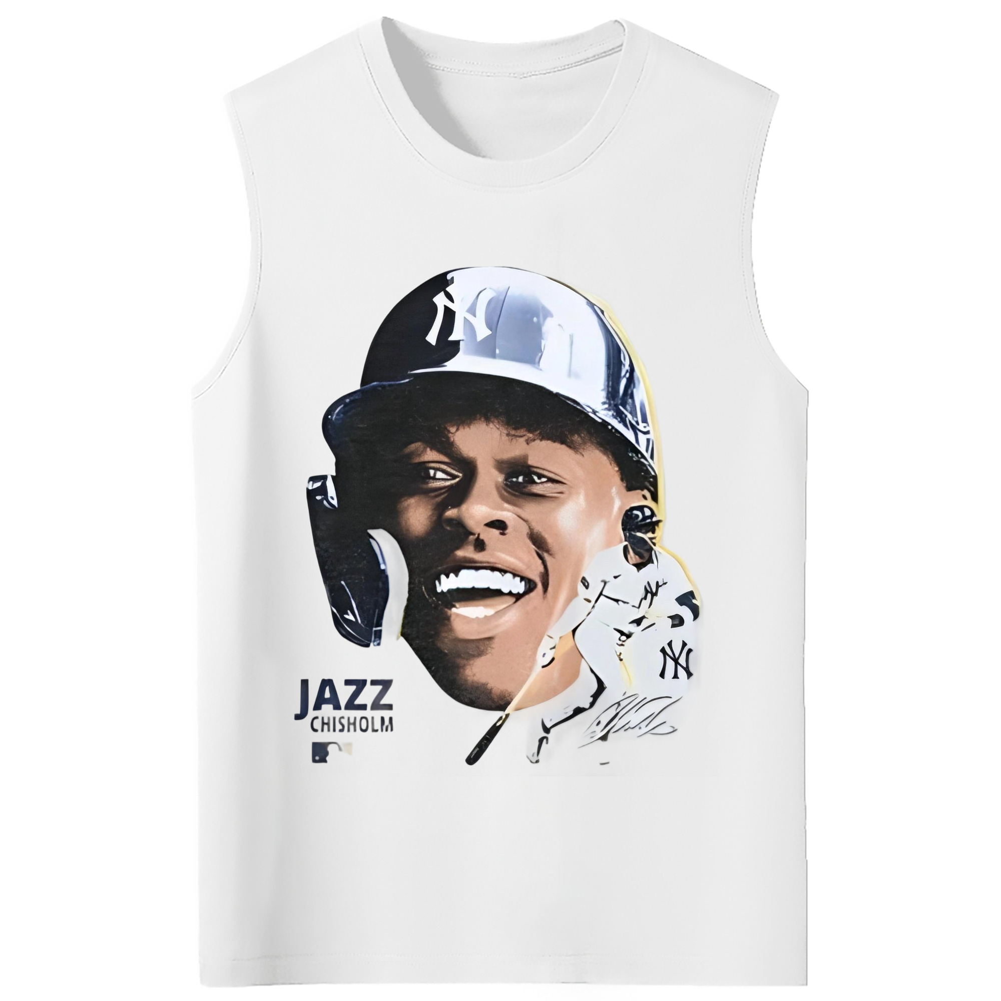 Jazz Chisholm Jr. 16 210g Combed Cotton Tank Top With Front Heat Transfer Print – Soft, Lightweight, Fitted Design – Stylish & Comfortable Casual Wear For Sports & Everyday Use
