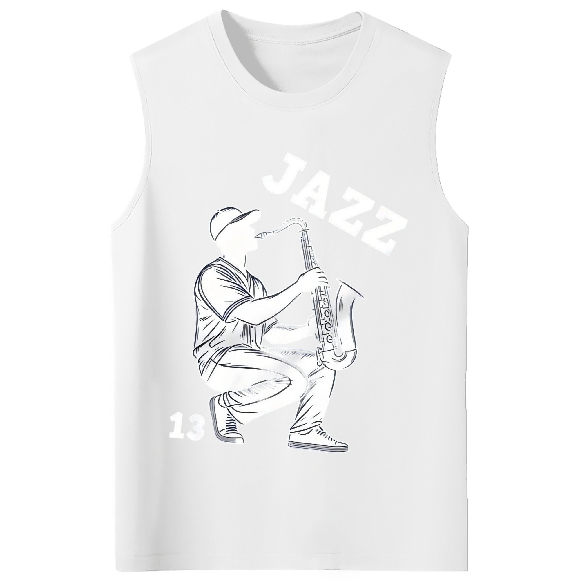 Jazz Chisholm Jr. 21 210g Combed Cotton Tank Top With Front Heat Transfer Print – Soft, Lightweight, Fitted Design – Stylish & Comfortable Casual Wear For Sports & Everyday Use