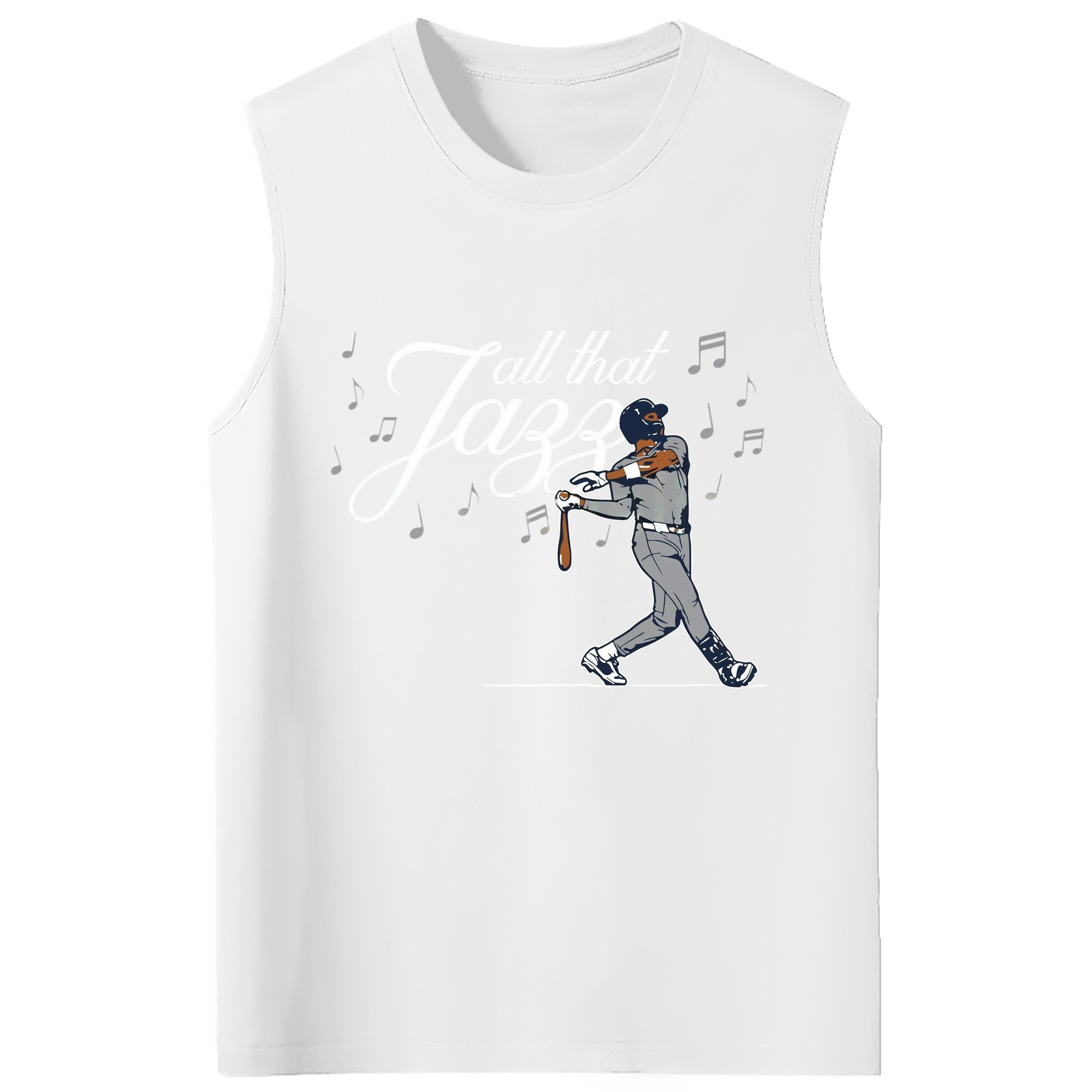 Jazz Chisholm Jr. 24 210g Combed Cotton Tank Top With Front Heat Transfer Print – Soft, Lightweight, Fitted Design – Stylish & Comfortable Casual Wear For Sports & Everyday Use