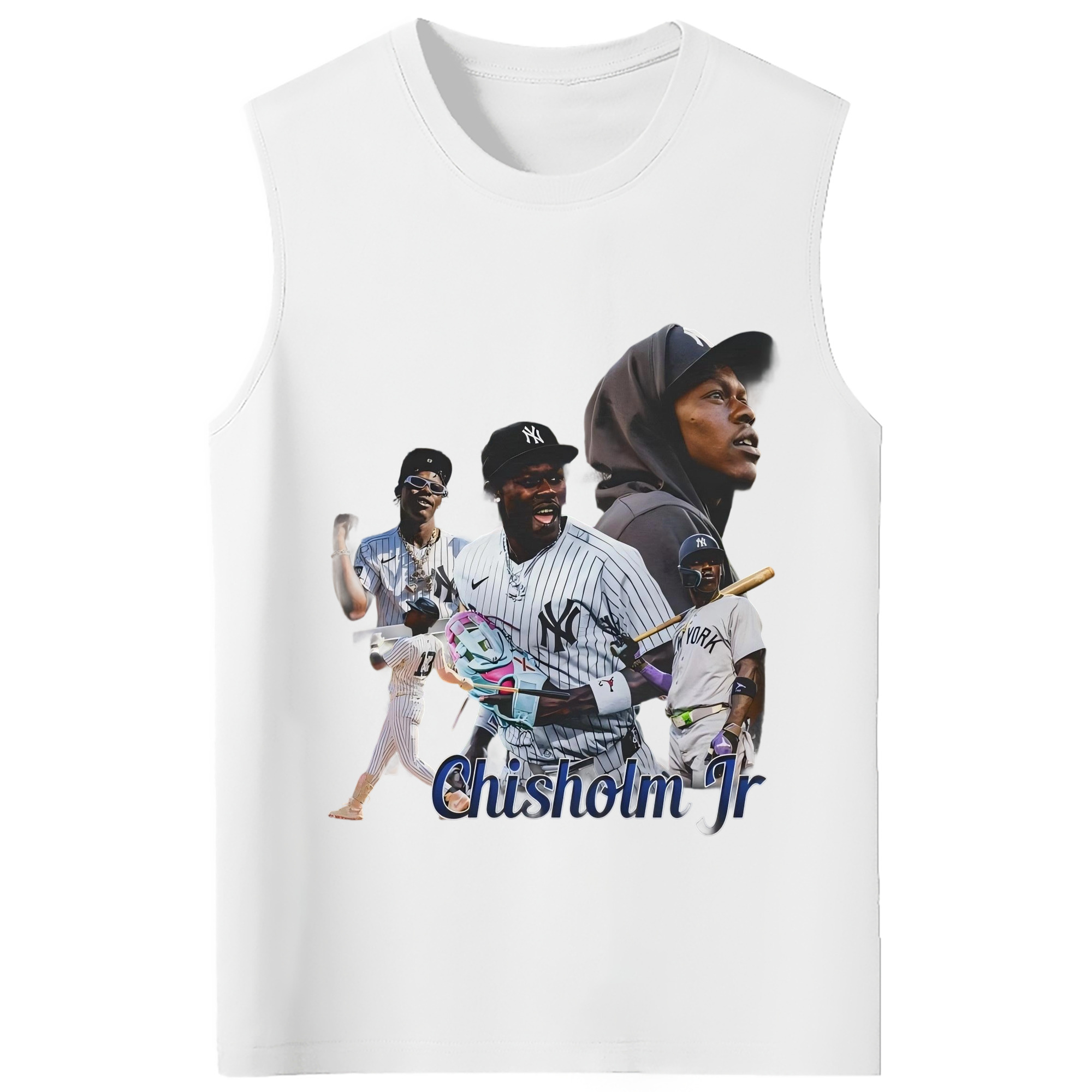 Jazz Chisholm Jr. 25 210g Combed Cotton Tank Top With Front Heat Transfer Print – Soft, Lightweight, Fitted Design – Stylish & Comfortable Casual Wear For Sports & Everyday Use