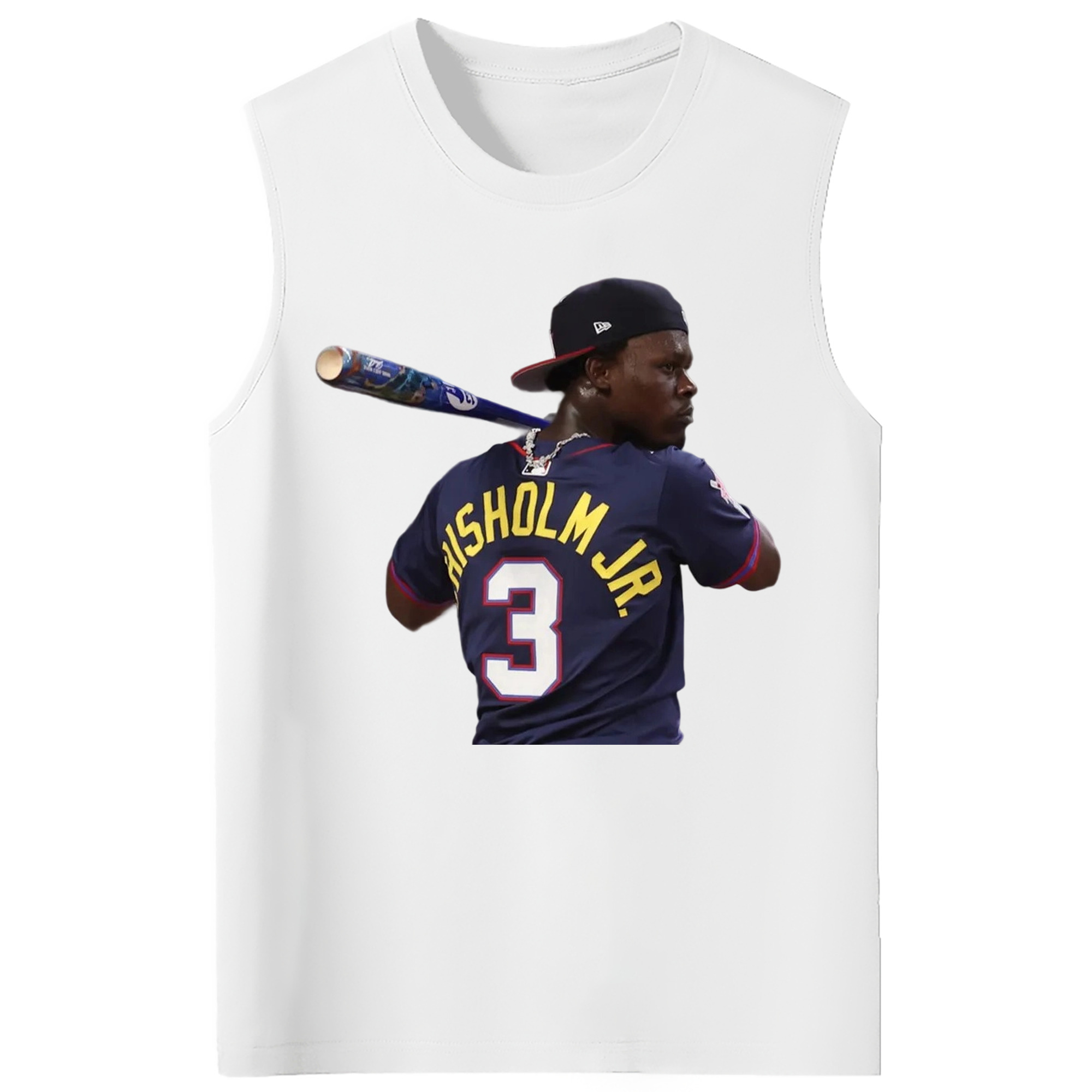 Jazz Chisholm Jr. 27 210g Combed Cotton Tank Top With Front Heat Transfer Print – Soft, Lightweight, Fitted Design – Stylish & Comfortable Casual Wear For Sports & Everyday Use