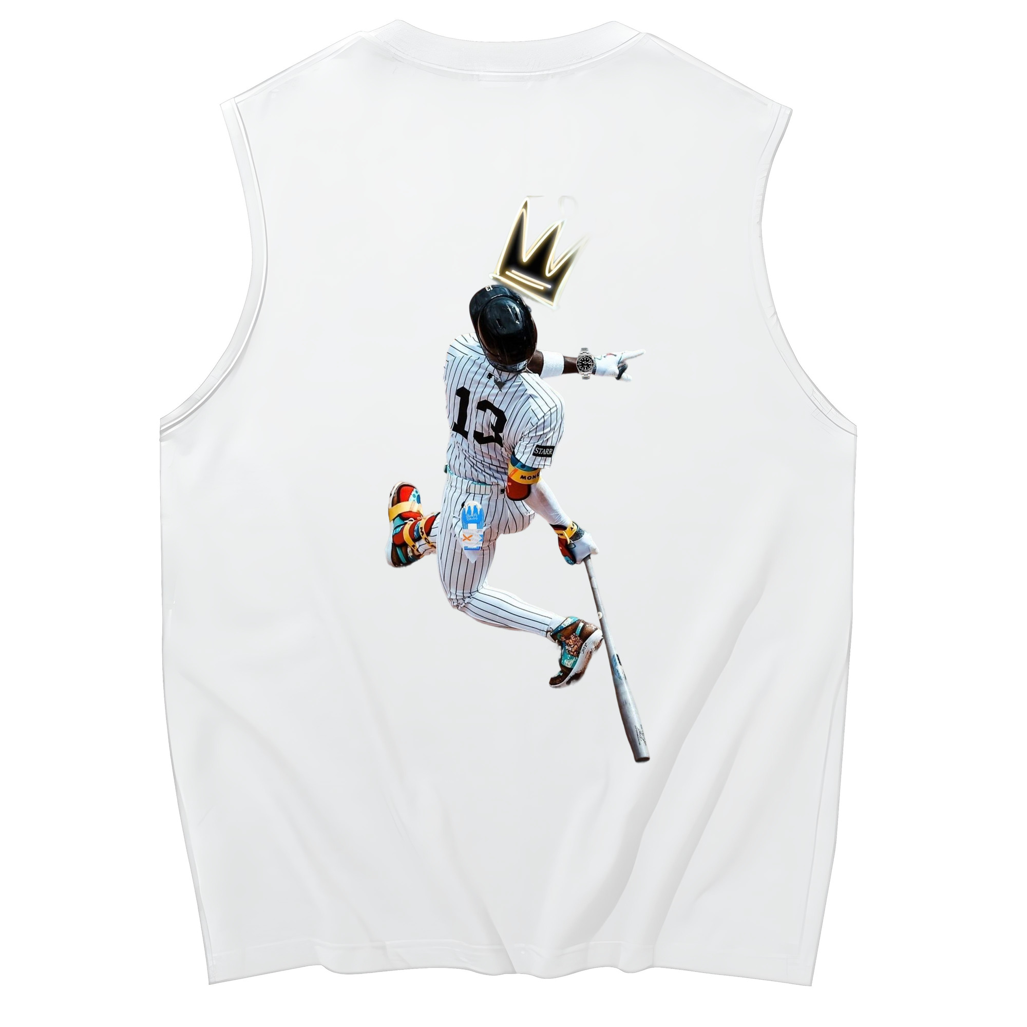 Jazz Chisholm Jr. 4 230g Pure Cotton Tank Top With Back Heat Transfer Print – Soft, Lightweight, Fitted Design – Stylish & Comfortable Casual Wear For Sports & Everyday Use