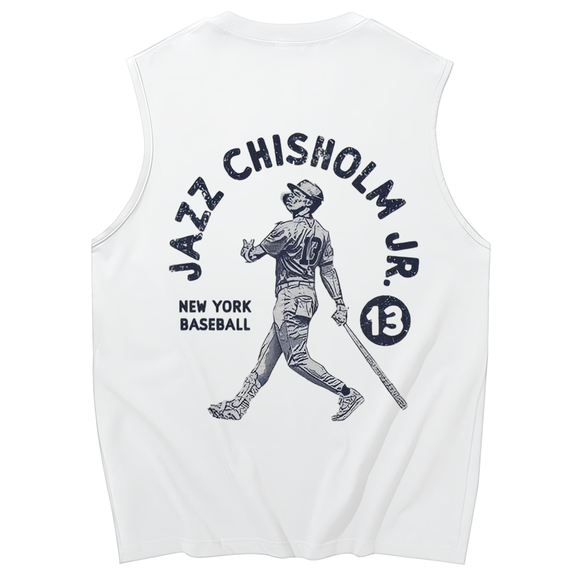 Jazz Chisholm Jr. 14 230g Pure Cotton Tank Top With Back Heat Transfer Print – Soft, Lightweight, Fitted Design – Stylish & Comfortable Casual Wear For Sports & Everyday Use