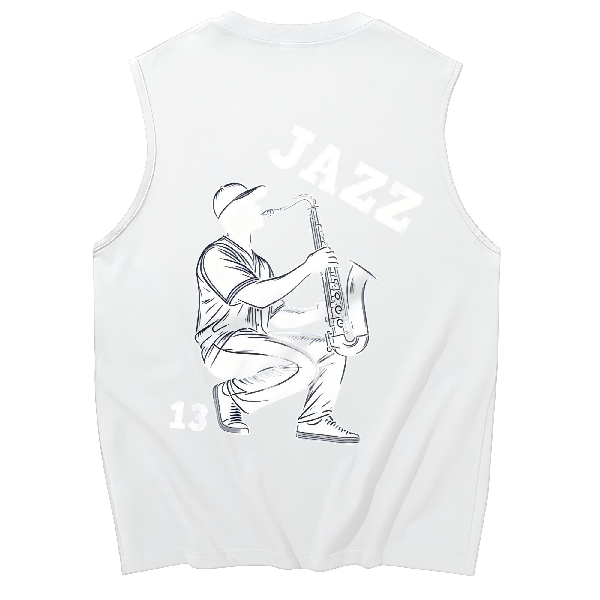 Jazz Chisholm Jr. 21 230g Pure Cotton Tank Top With Back Heat Transfer Print – Soft, Lightweight, Fitted Design – Stylish & Comfortable Casual Wear For Sports & Everyday Use