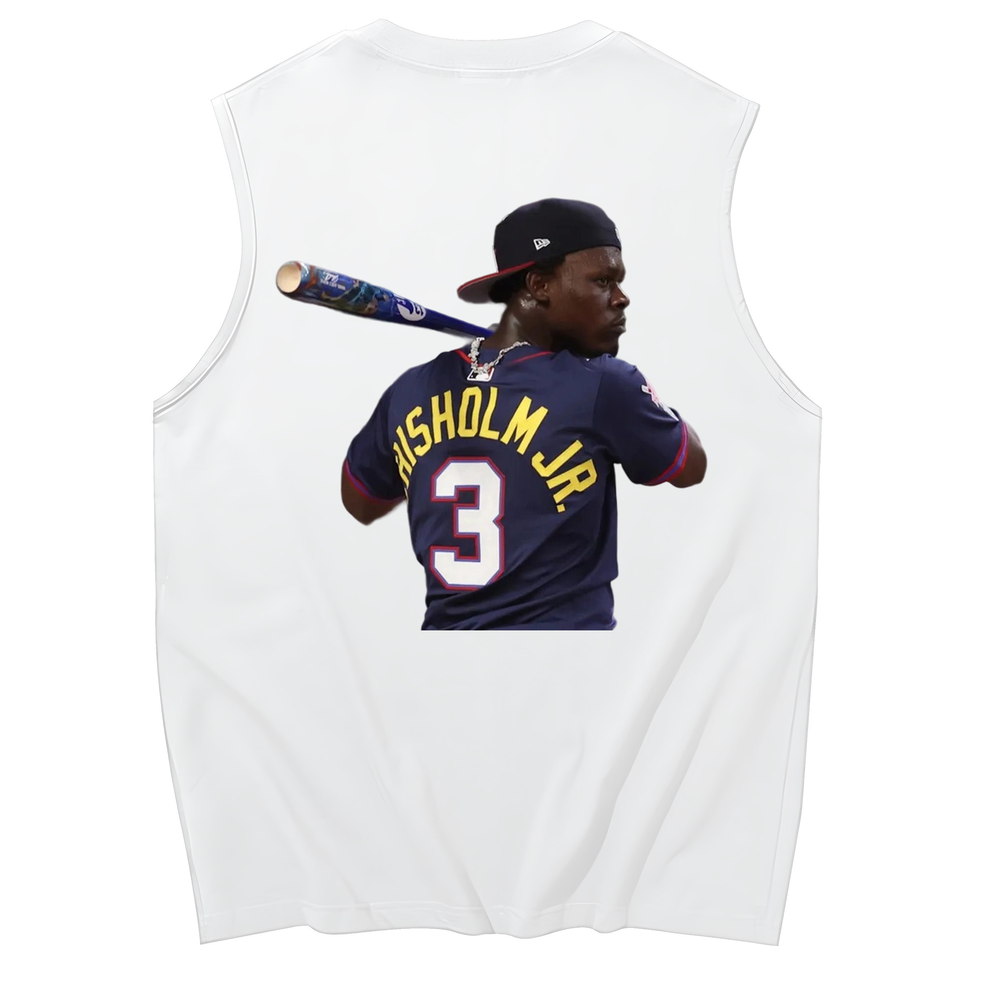 Jazz Chisholm Jr. 27 230g Pure Cotton Tank Top With Back Heat Transfer Print – Soft, Lightweight, Fitted Design – Stylish & Comfortable Casual Wear For Sports & Everyday Use