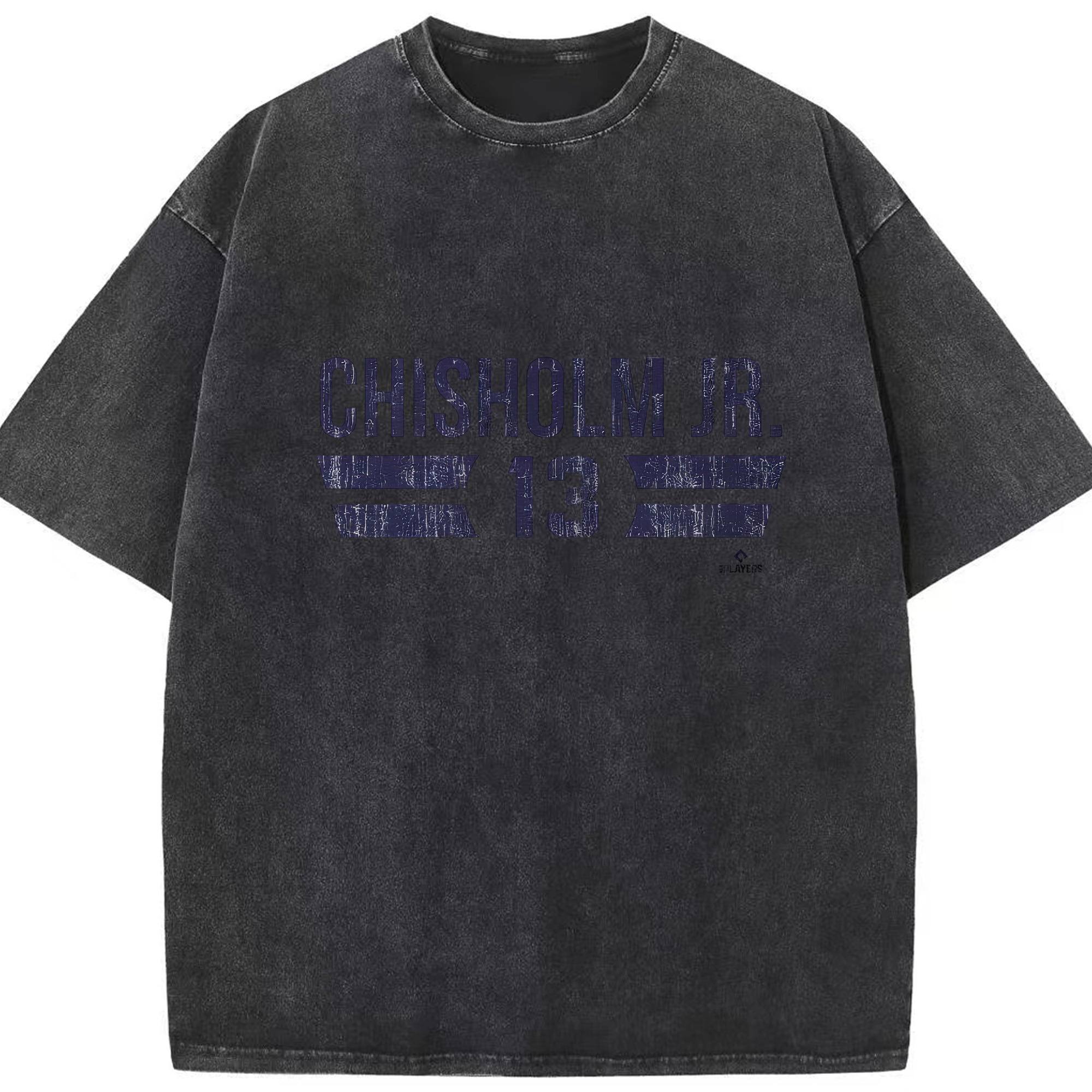 Jazz Chisholm Jr. 28 Washed Vintage Look 230g Cotton Oversized T-Shirt With Front Heat Transfer Print – Soft, Lightweight, Stylish Fit – Comfortable Casual Wear For Sports & Everyday Use