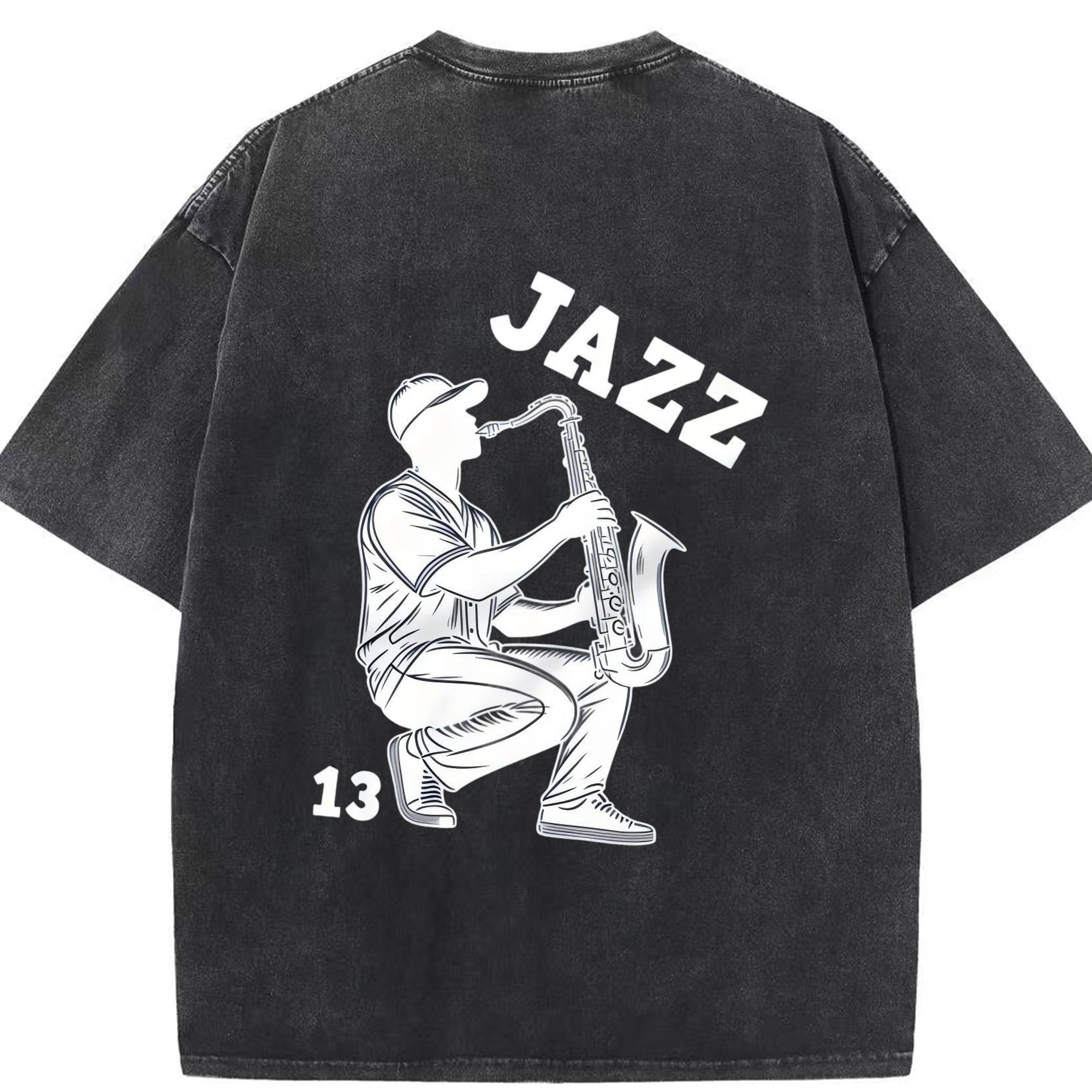 Jazz Chisholm Jr. 21 Washed Vintage 230g Cotton Oversized T-Shirt With Back Heat Transfer Print – Soft, Lightweight & Stylish – Comfortable Casual Wear For Sports & Everyday Use