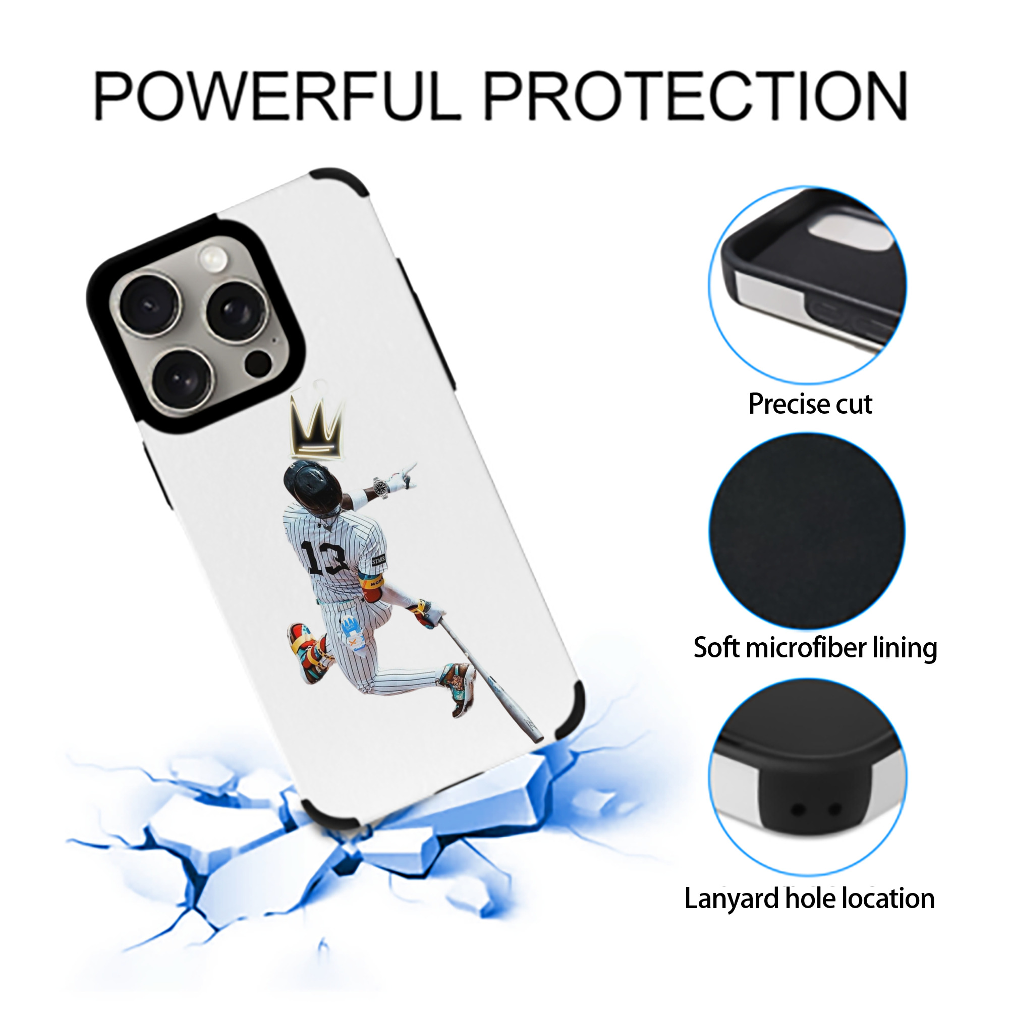 Jazz Chisholm Jr. 4 IPhone 15 Pro Max PU Leather Case – Soft Lining, 360° Protection – Precise Fit, 3D Buttons, Easy Charging – Anti-Yellowing, Easy To Clean