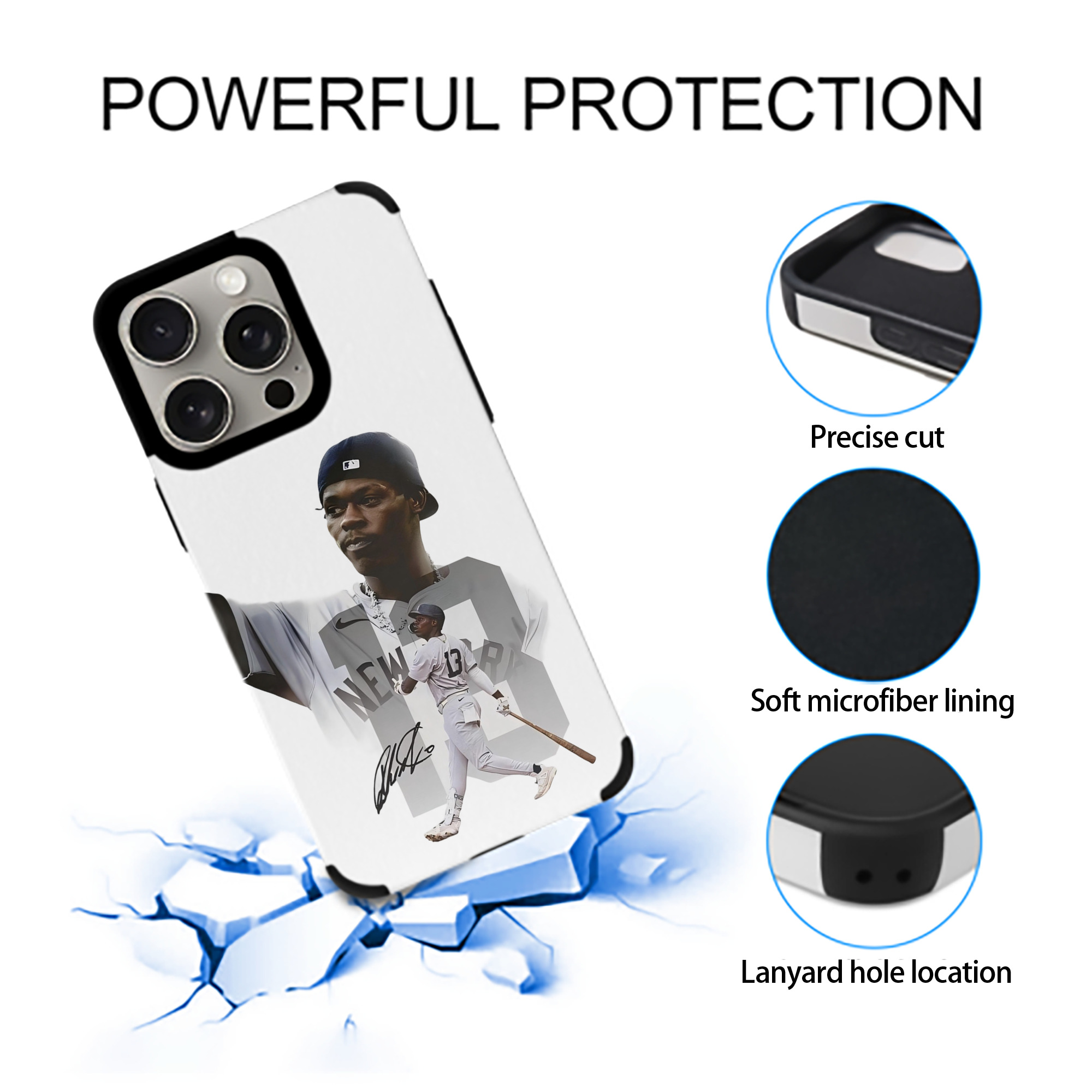 Jazz Chisholm Jr. 15 IPhone 15 Pro Max PU Leather Case – Soft Lining, 360° Protection – Precise Fit, 3D Buttons, Easy Charging – Anti-Yellowing, Easy To Clean