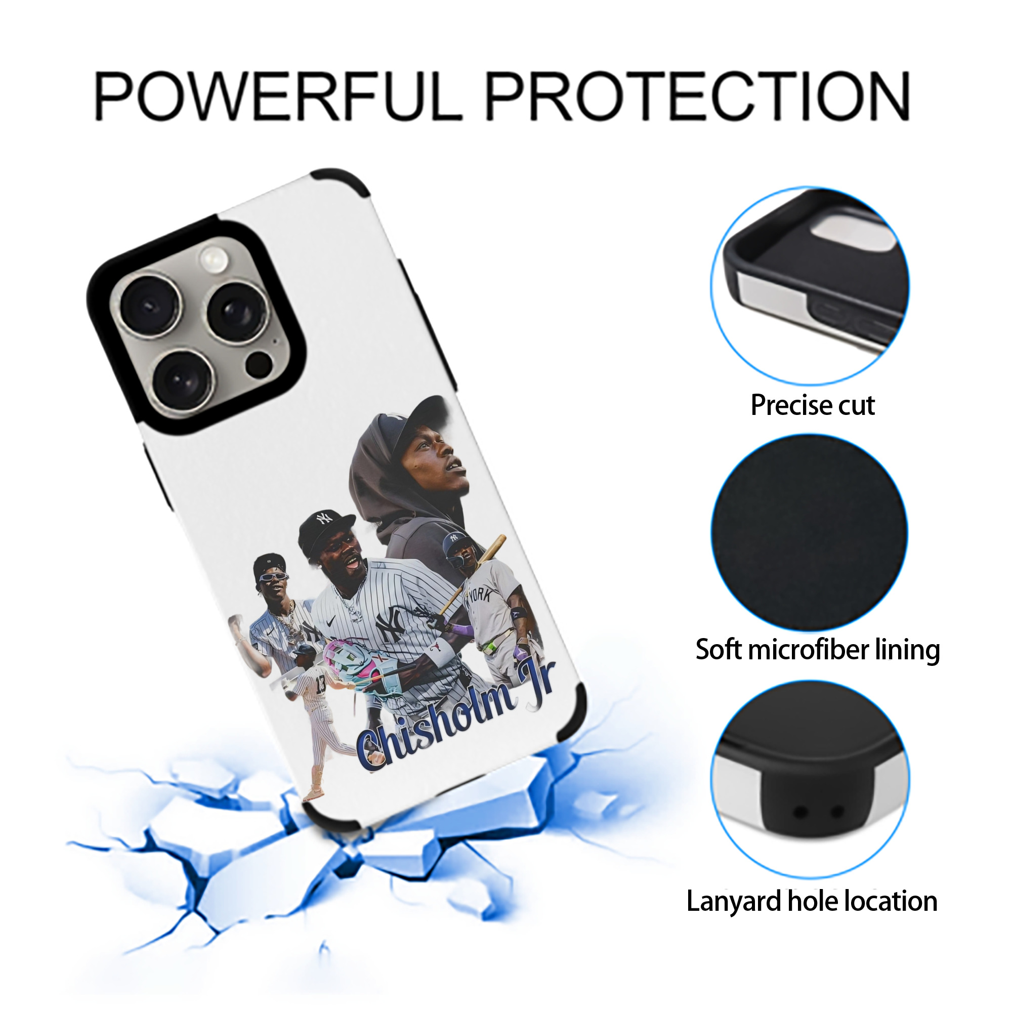 Jazz Chisholm Jr. 25 IPhone 15 Pro Max PU Leather Case – Soft Lining, 360° Protection – Precise Fit, 3D Buttons, Easy Charging – Anti-Yellowing, Easy To Clean