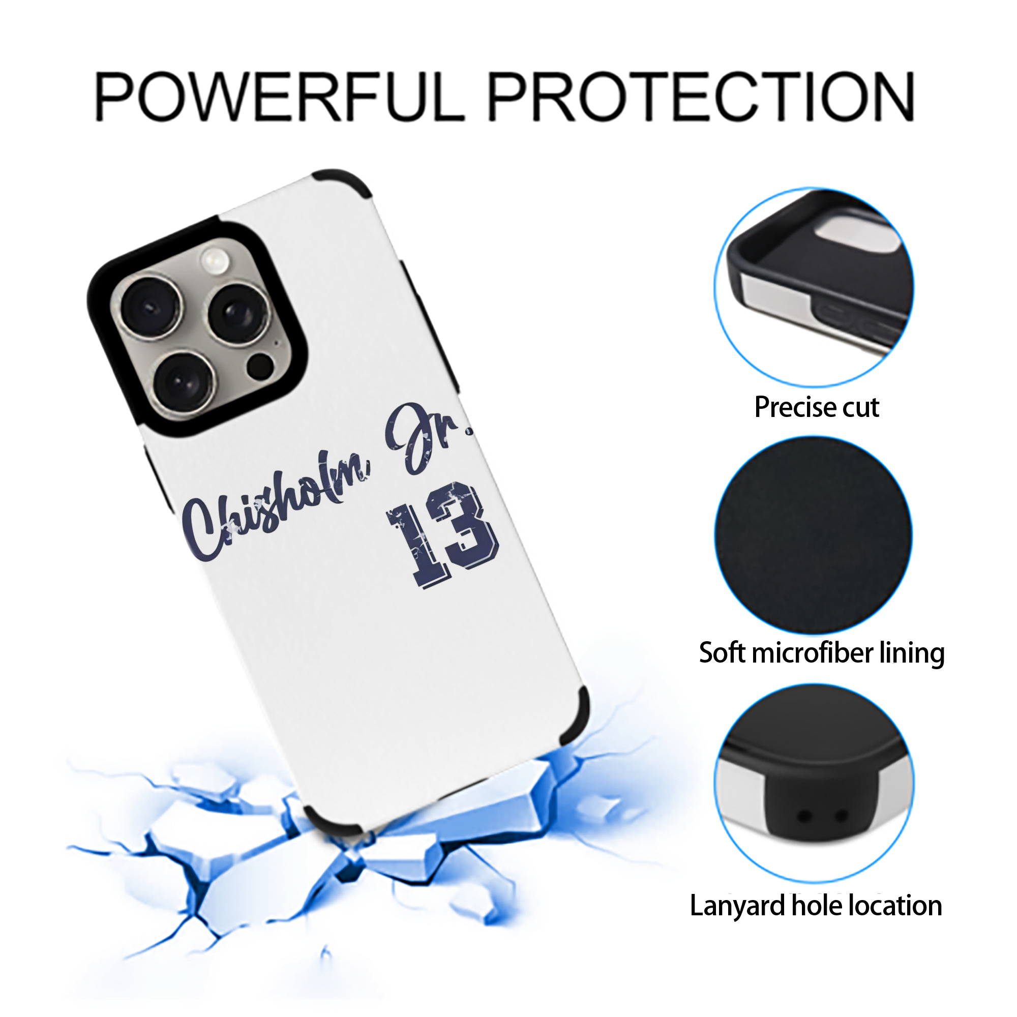 Jazz Chisholm Jr. 29 IPhone 15 Pro Max PU Leather Case – Soft Lining, 360° Protection – Precise Fit, 3D Buttons, Easy Charging – Anti-Yellowing, Easy To Clean