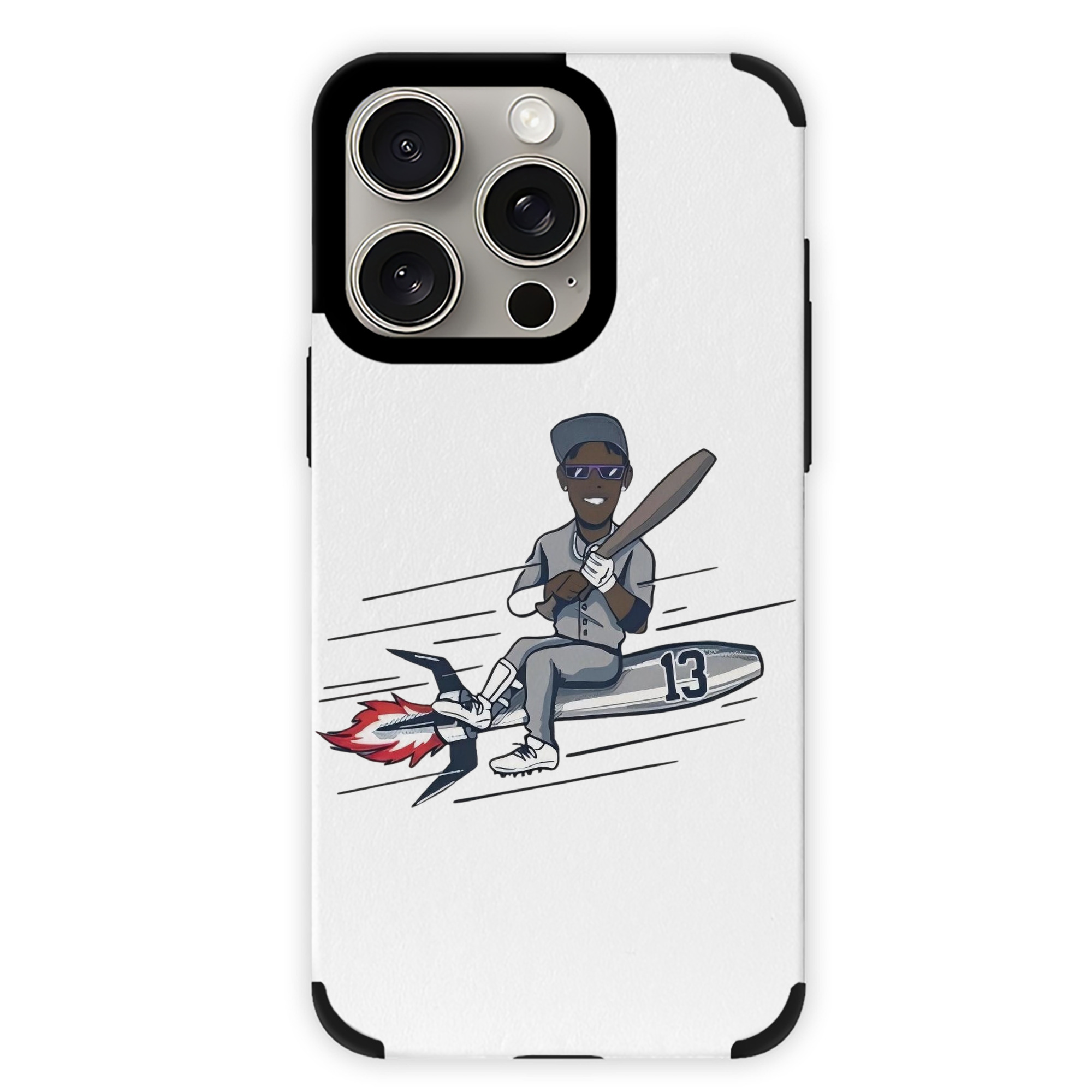 Jazz Chisholm Jr. 30 IPhone 15 Pro Max PU Leather Case – Soft Lining, 360° Protection – Precise Fit, 3D Buttons, Easy Charging – Anti-Yellowing, Easy To Clean