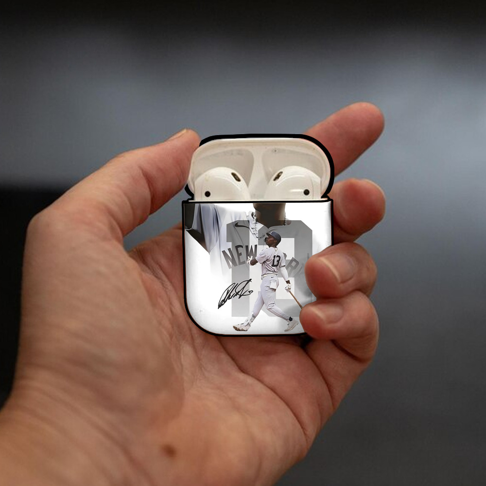 Jazz Chisholm Jr. 15 AirPods 2 Case Hard Shell Black, Flexible PC Material, Precise Cutouts, Full Protection, Anti-Fingerprint, Washable, Includes Keychain – Durable & Slim Design