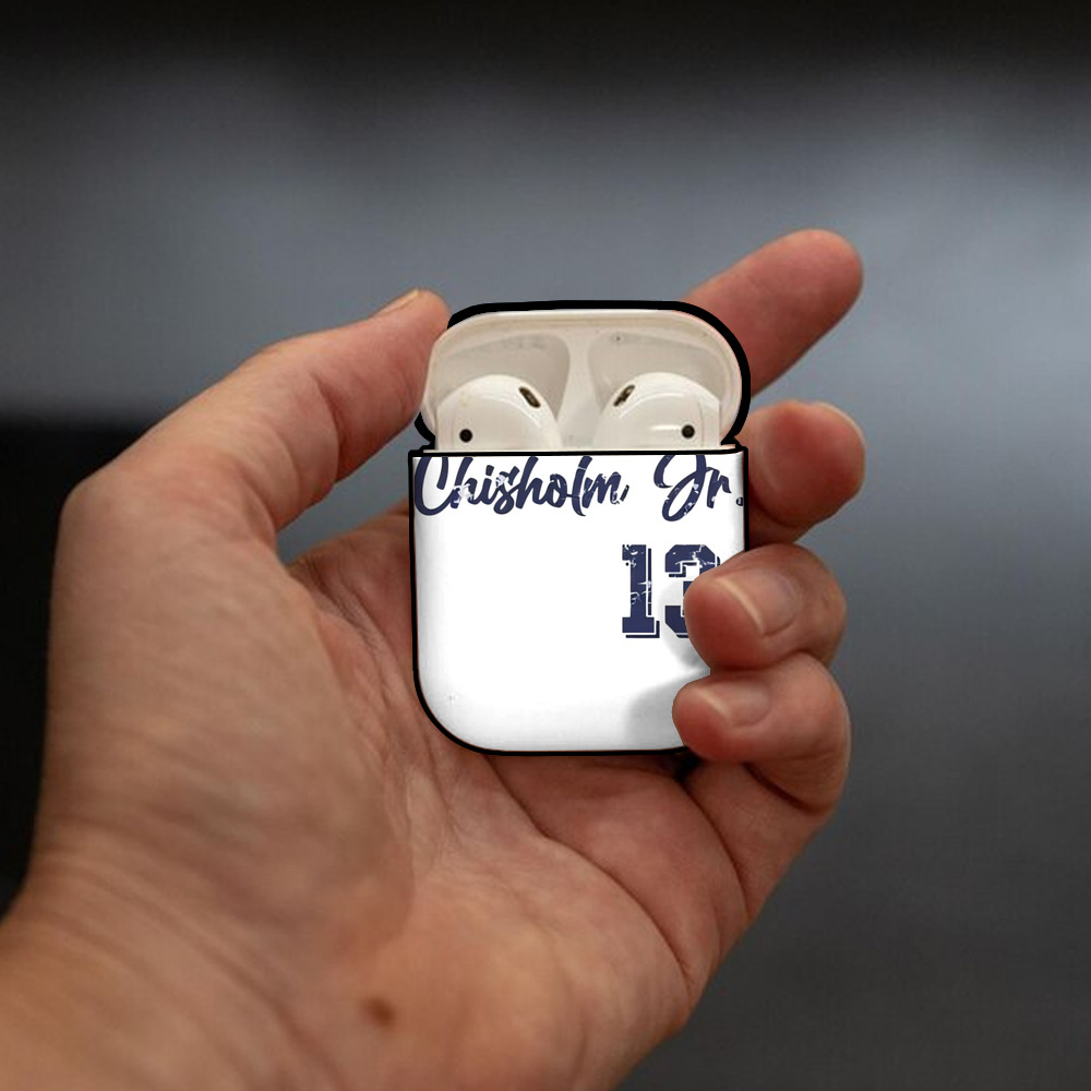 Jazz Chisholm Jr. 29 AirPods 2 Case Hard Shell Black, Flexible PC Material, Precise Cutouts, Full Protection, Anti-Fingerprint, Washable, Includes Keychain – Durable & Slim Design