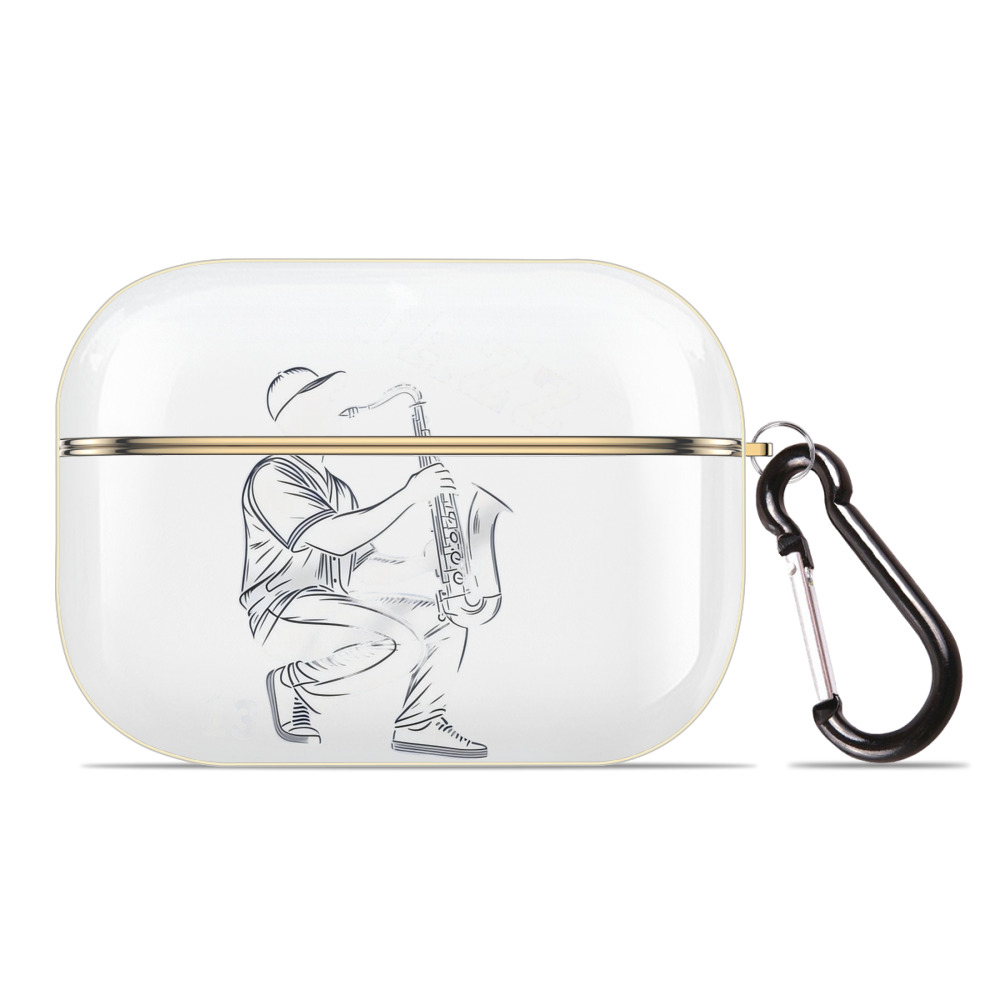 Jazz Chisholm Jr. 21 Luxury Gold AirPods Pro Case With Keychain, Flexible PC Material, Full Protection, Precise Cutouts, Anti-Fingerprint, Washable, Durable Design