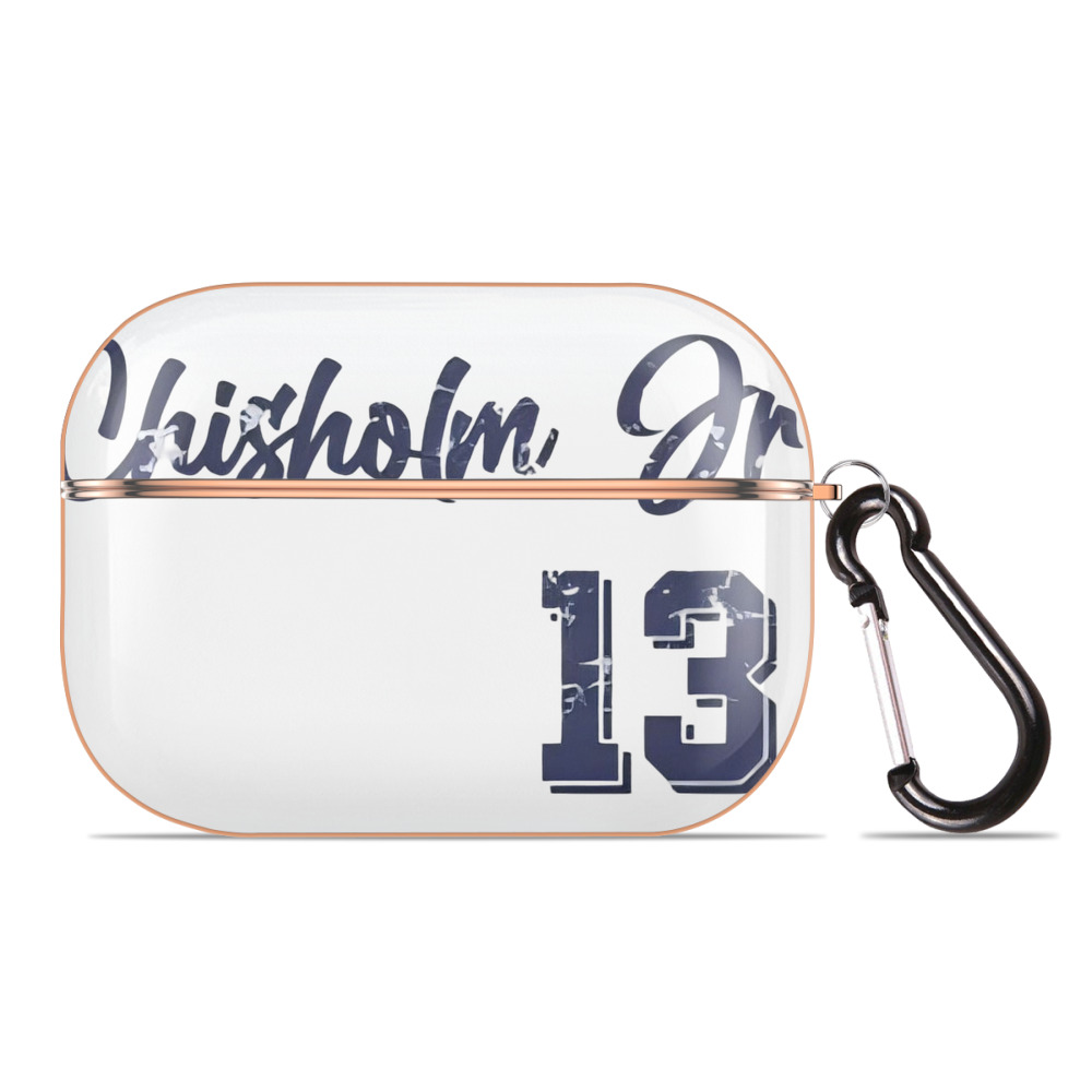 Jazz Chisholm Jr. 29 AirPods Pro Protective Case Rose Gold, Flexible PC Material, Precise Fit, Anti-Slip Cover, Full Protection, Fingerprint Resistant, Washable With Keychain