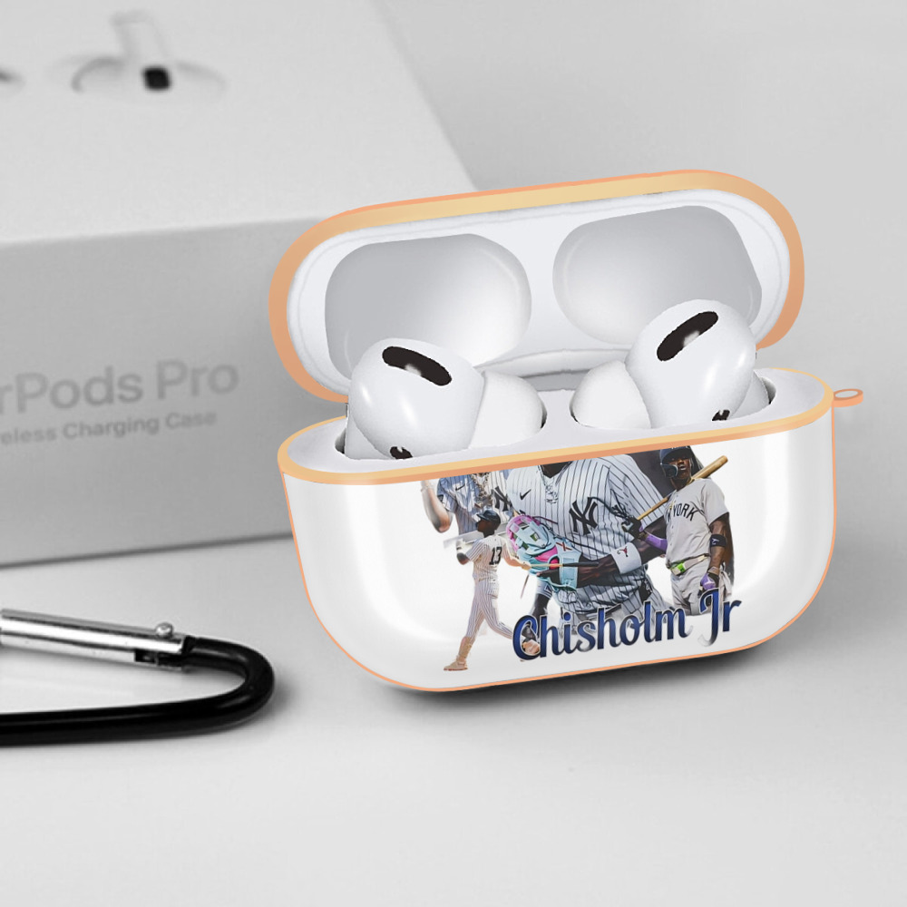 Jazz Chisholm Jr. 25 AirPods Pro Protective Case Rose Gold, Flexible PC Material, Precise Fit, Anti-Slip Cover, Full Protection, Fingerprint Resistant, Washable With Keychain