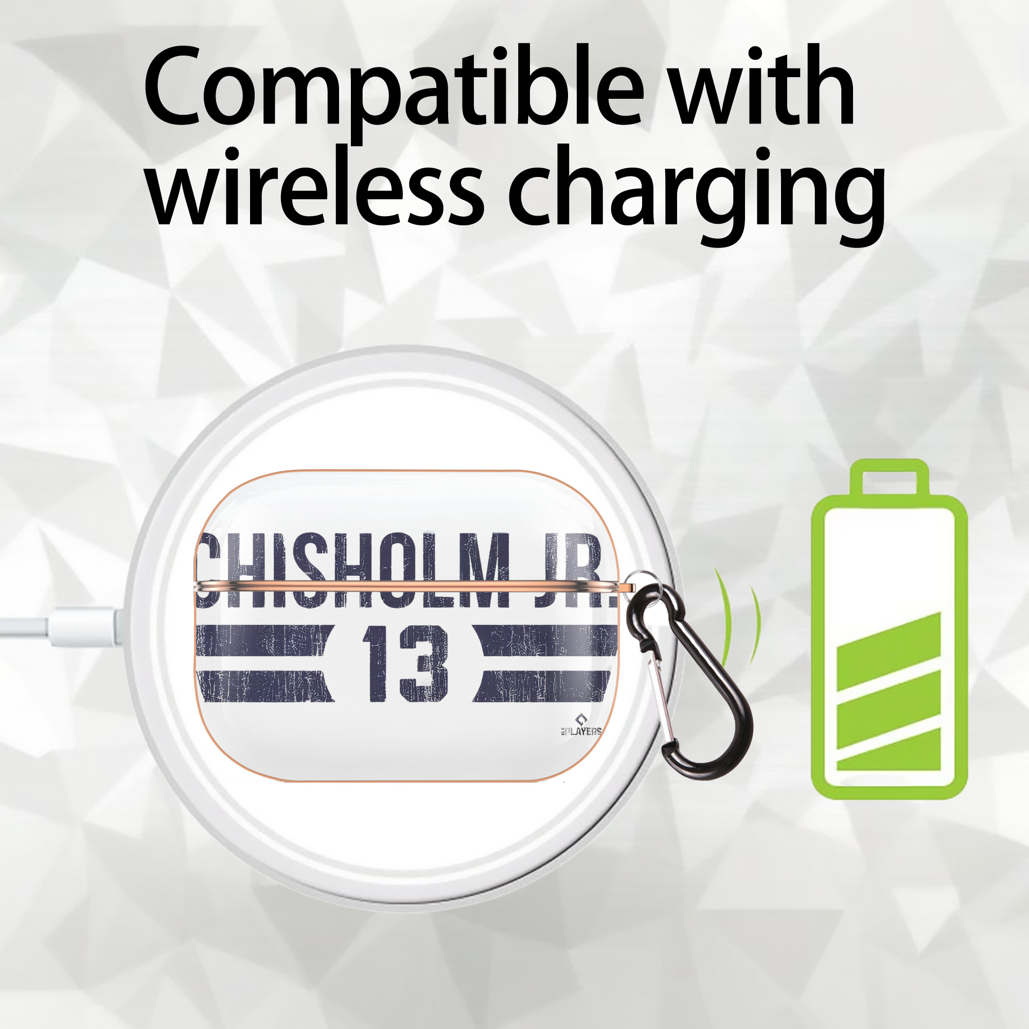 Jazz Chisholm Jr. 28 AirPods Pro Protective Case Rose Gold, Flexible PC Material, Precise Fit, Anti-Slip Cover, Full Protection, Fingerprint Resistant, Washable With Keychain