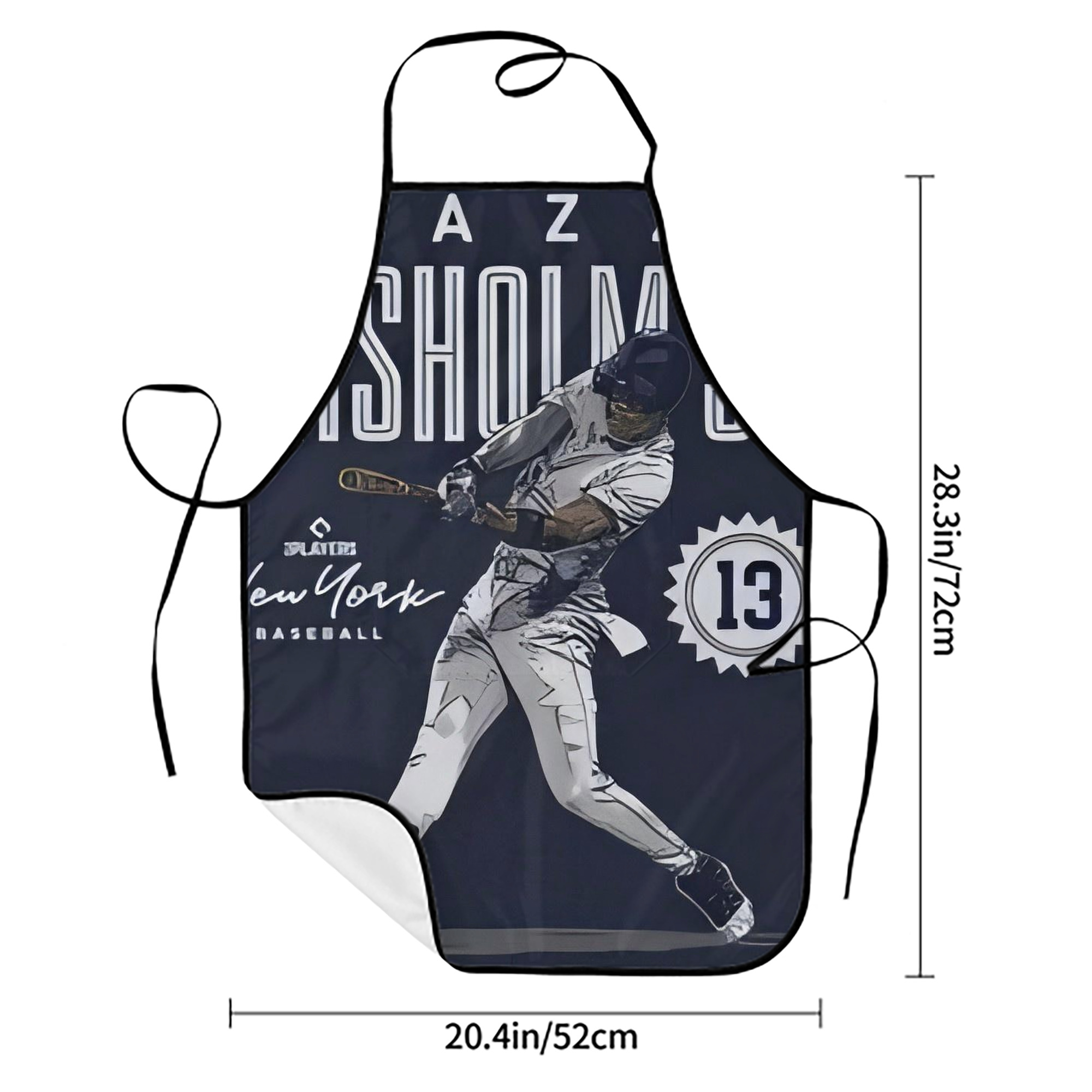 Jazz Chisholm Jr. 60 Stain-Resistant Polyester Apron With Pocket – Full Print, Waterproof, Anti-Wrinkle, Anti-Pilling – Ideal For Kitchen, BBQ, Restaurant, Salon & More