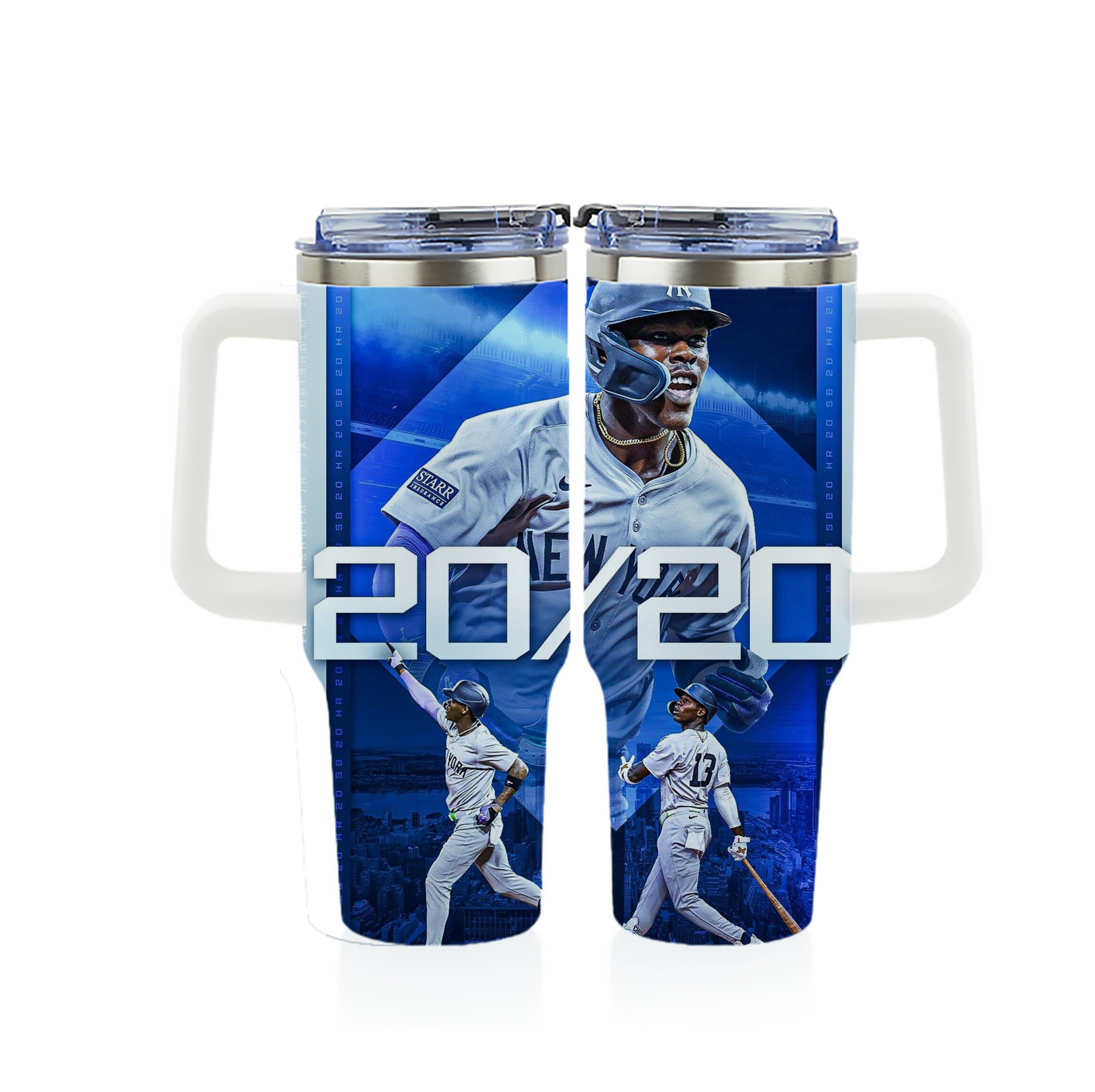 Jazz Chisholm Jr. 34 40oz Full Wrap Car Tumbler – Durable Stainless Steel Travel Mug With Vibrant UV Print – Double Wall Insulated, Fits Most Car Cup Holders