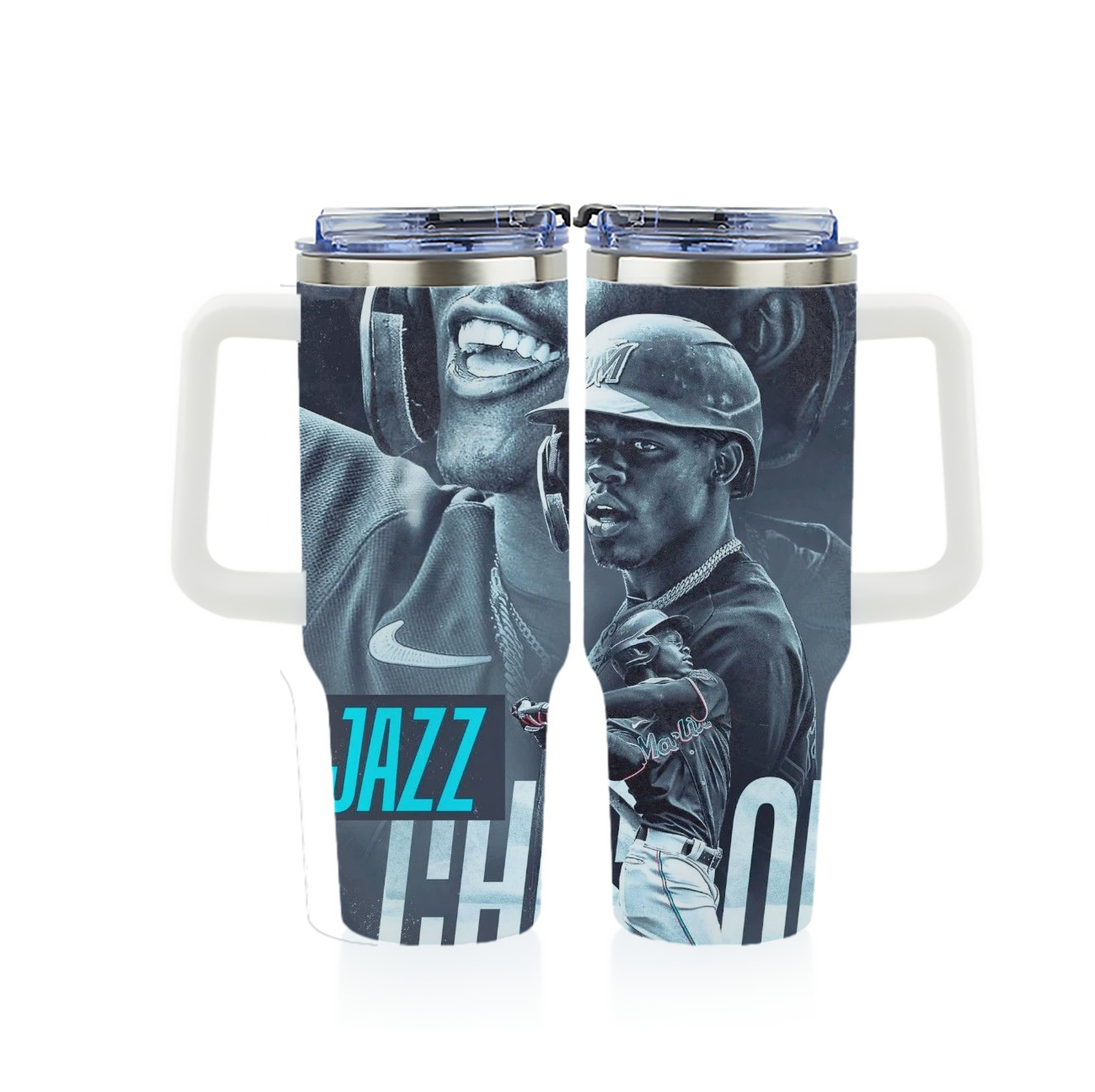 Jazz Chisholm Jr. 45 40oz Full Wrap Car Tumbler – Durable Stainless Steel Travel Mug With Vibrant UV Print – Double Wall Insulated, Fits Most Car Cup Holders