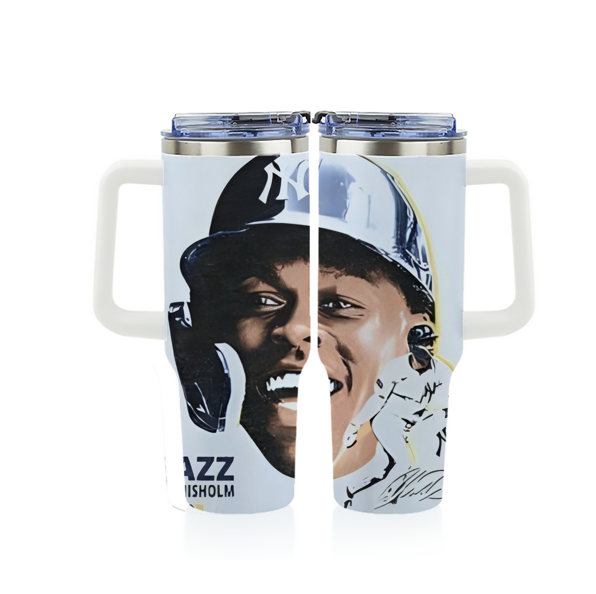 Jazz Chisholm Jr. 52 40oz Full Wrap Car Tumbler – Durable Stainless Steel Travel Mug With Vibrant UV Print – Double Wall Insulated, Fits Most Car Cup Holders